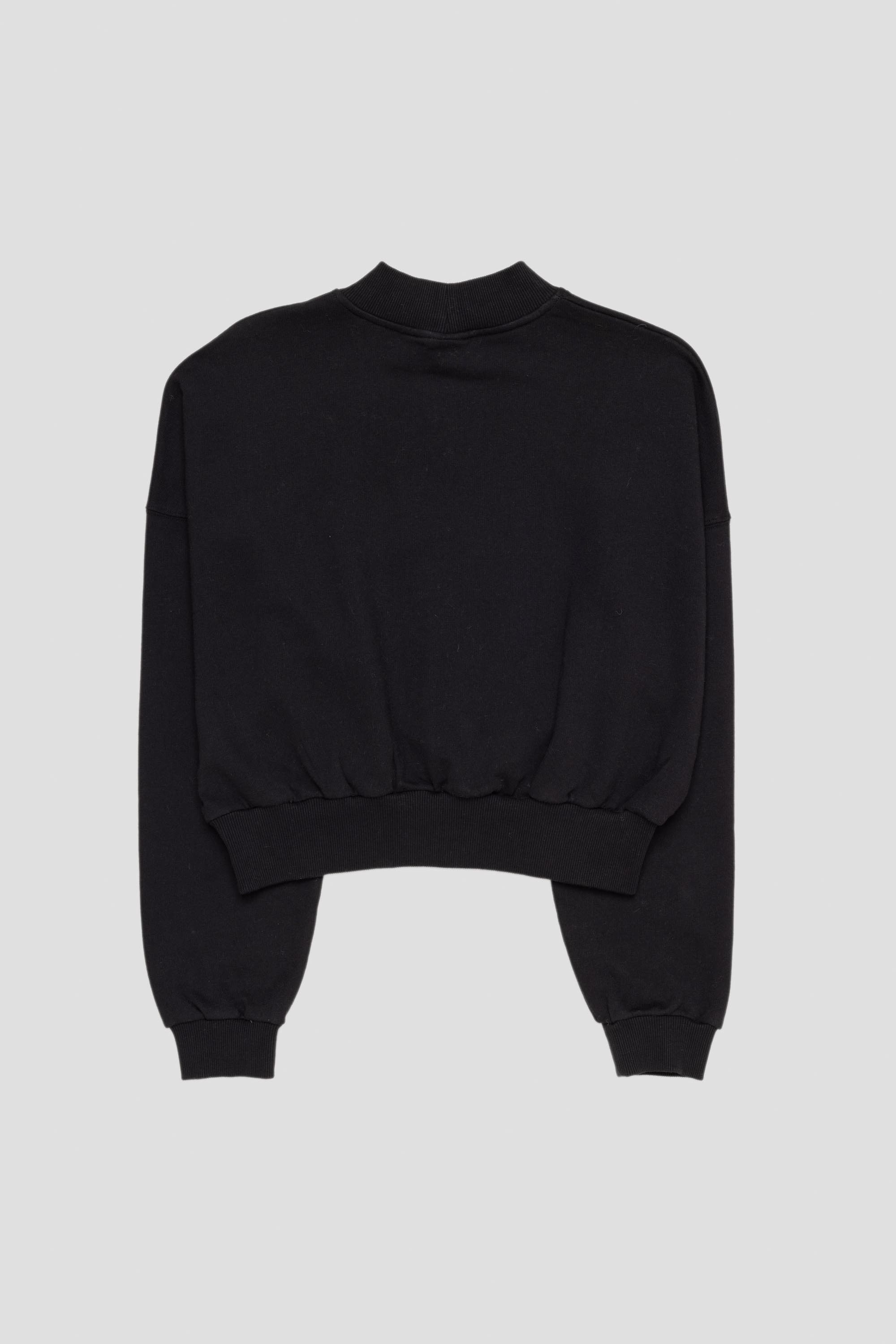 Pia Funnel Neck Sweatshirt Black