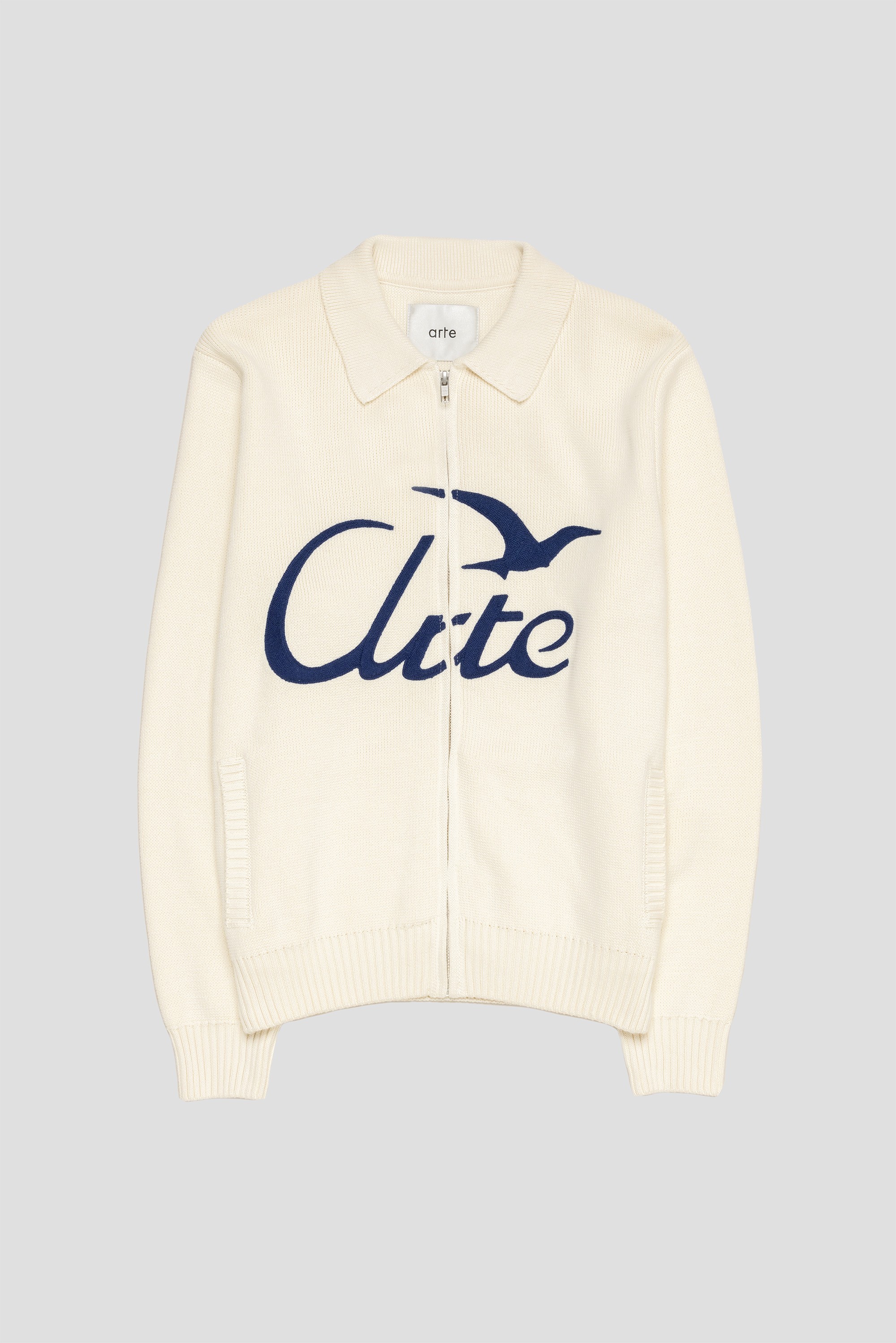 Bird Logo Knit Cream