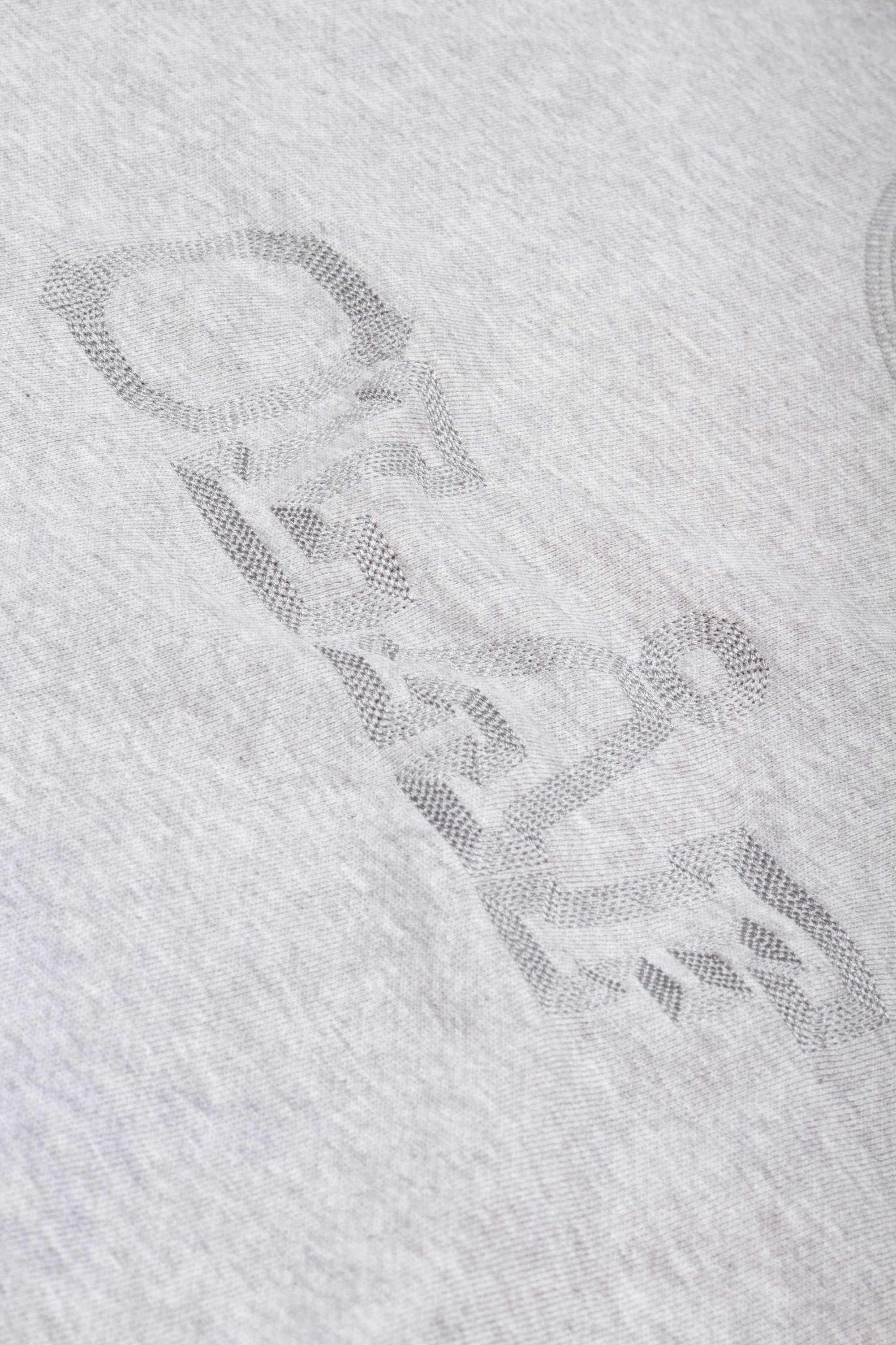 Stitched Varsity Crewneck Heather Grey