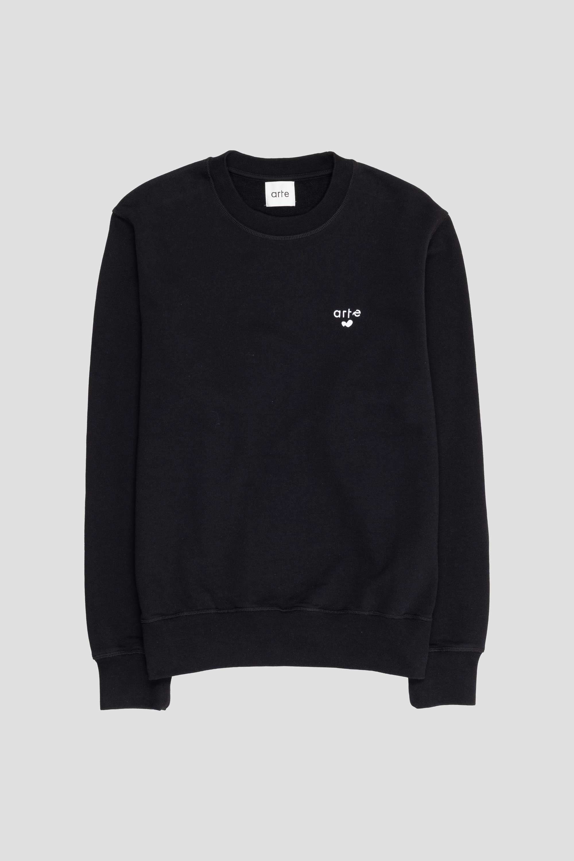 Heart Logo Crewneck Black