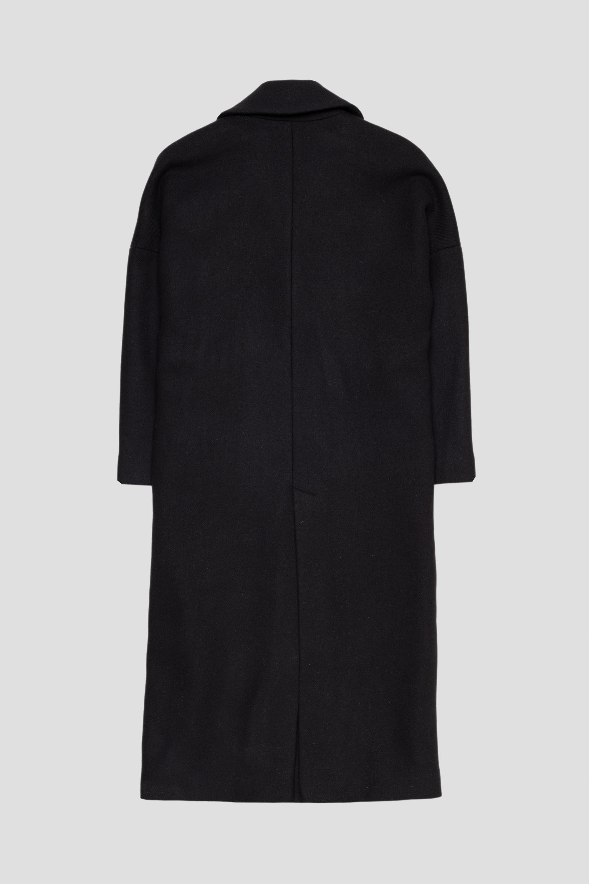 Oversized Cedar Coat Black