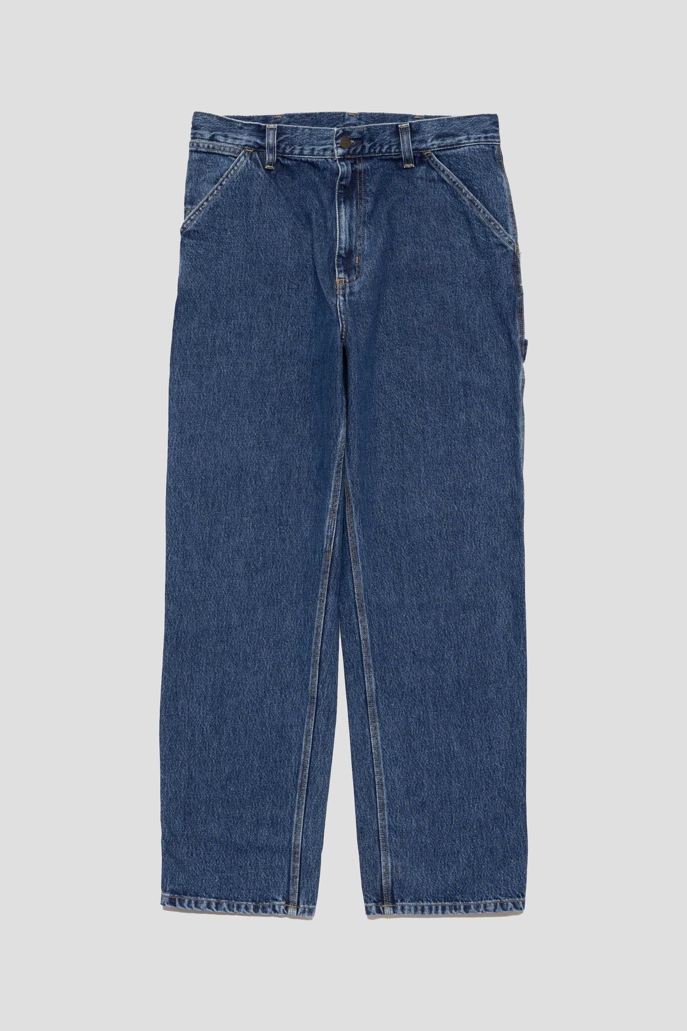 Single Knee Pant Blue Stone Washed