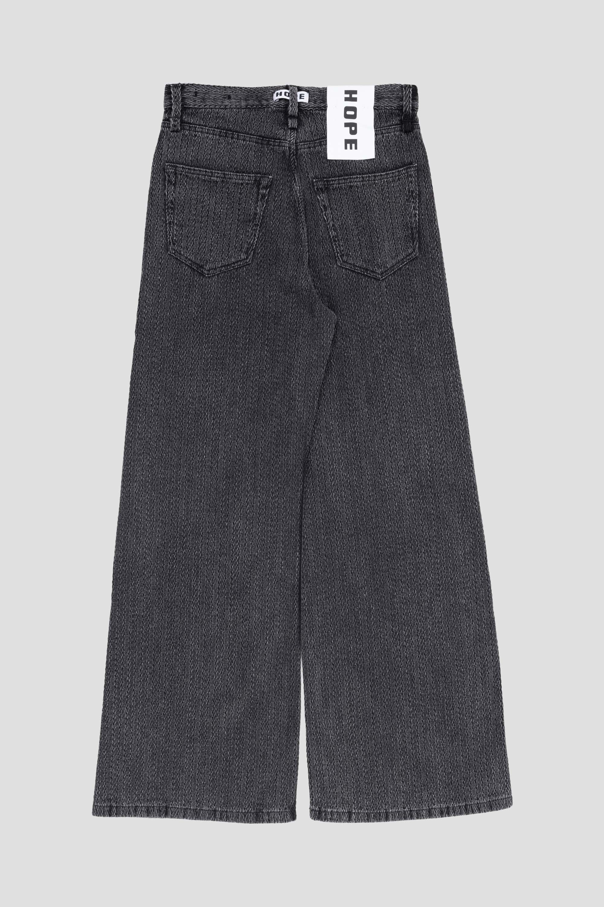 Skid Jeans Black Herringbone