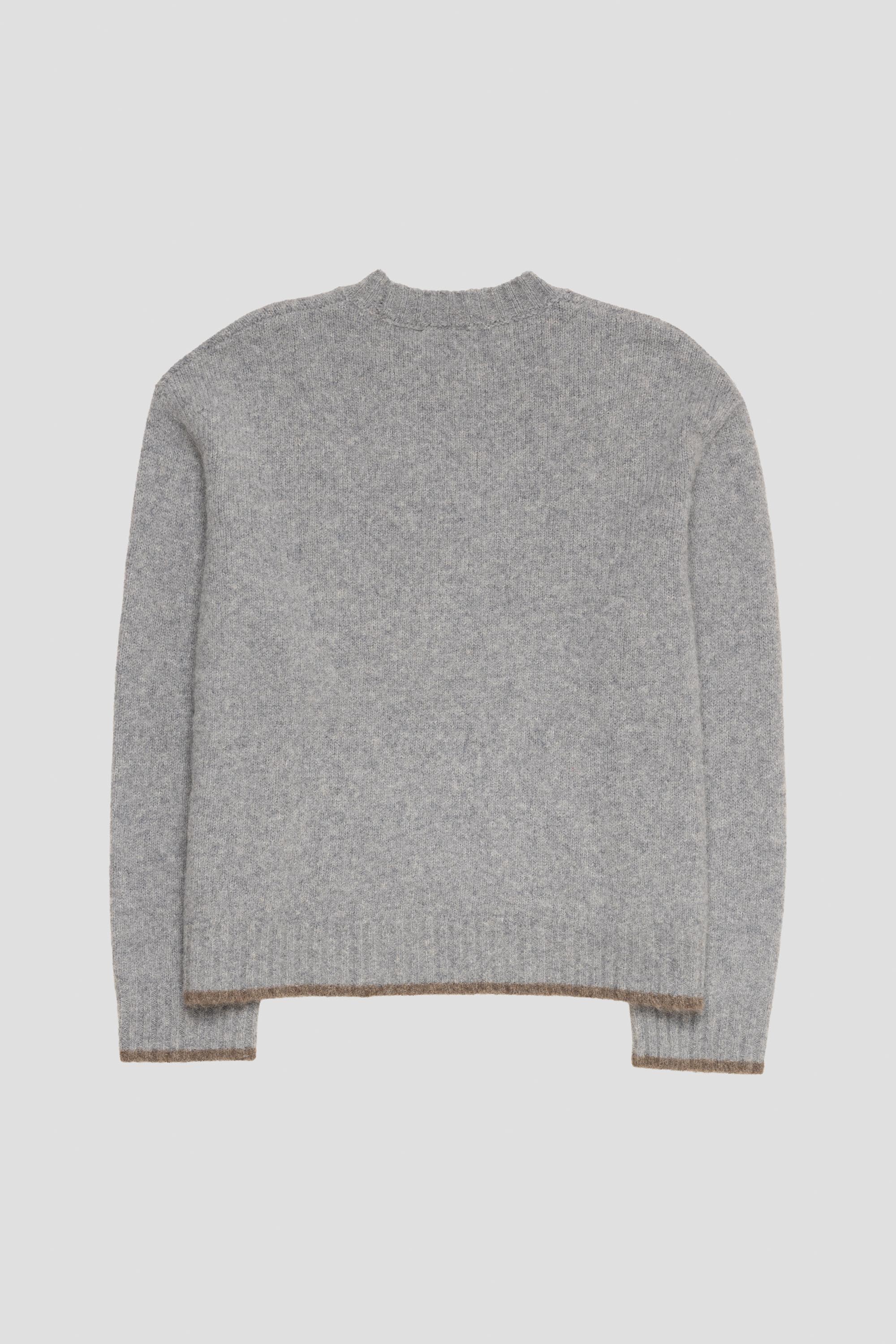 Box Sweater Grey Melange Yak
