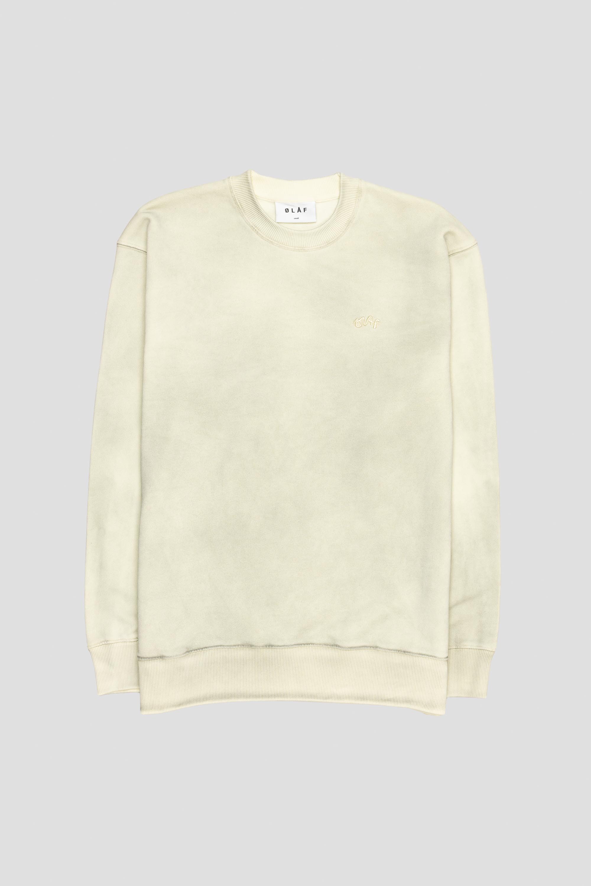 Pigment Spray Crewneck Light Sage