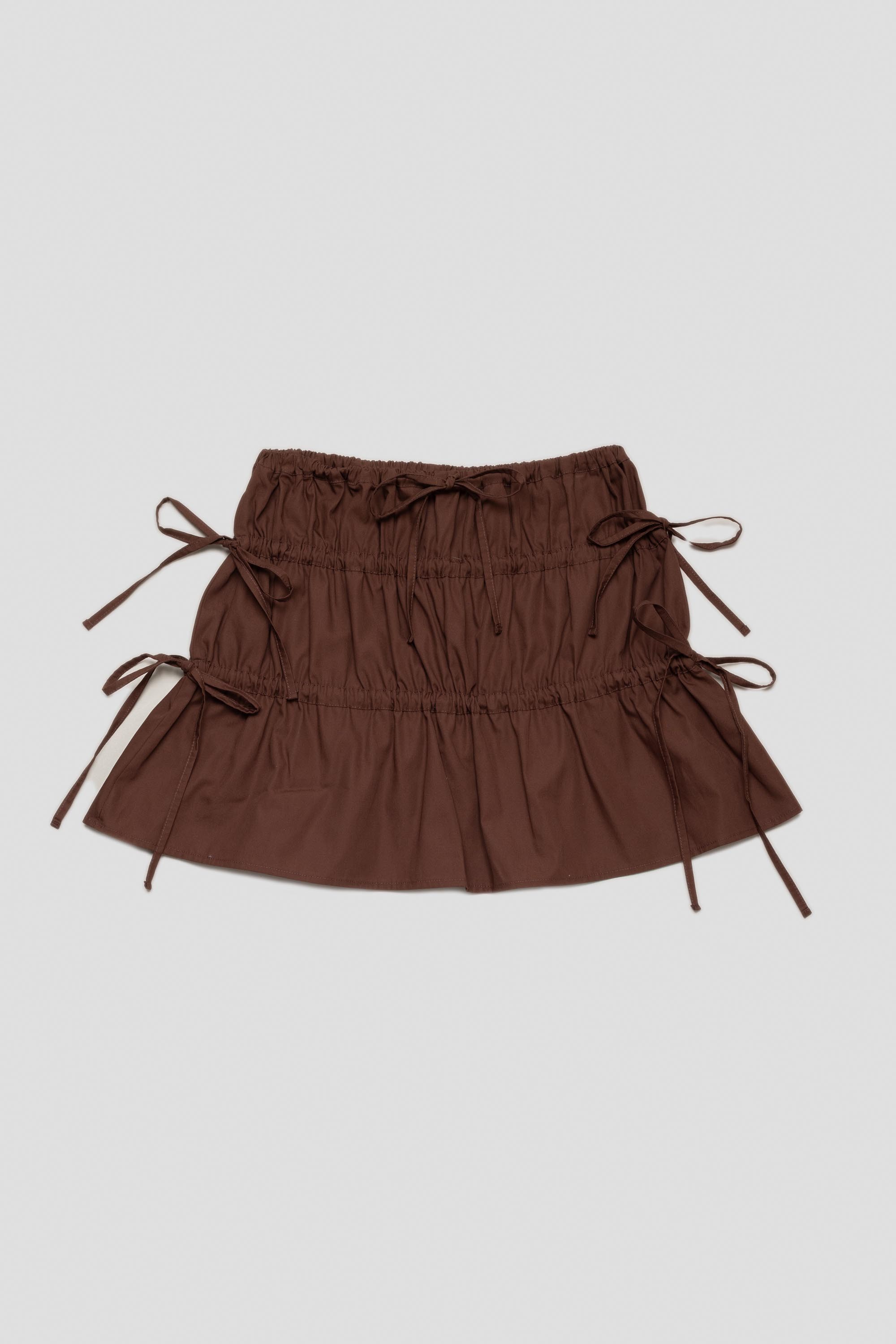 Ruched Skirt Espresso