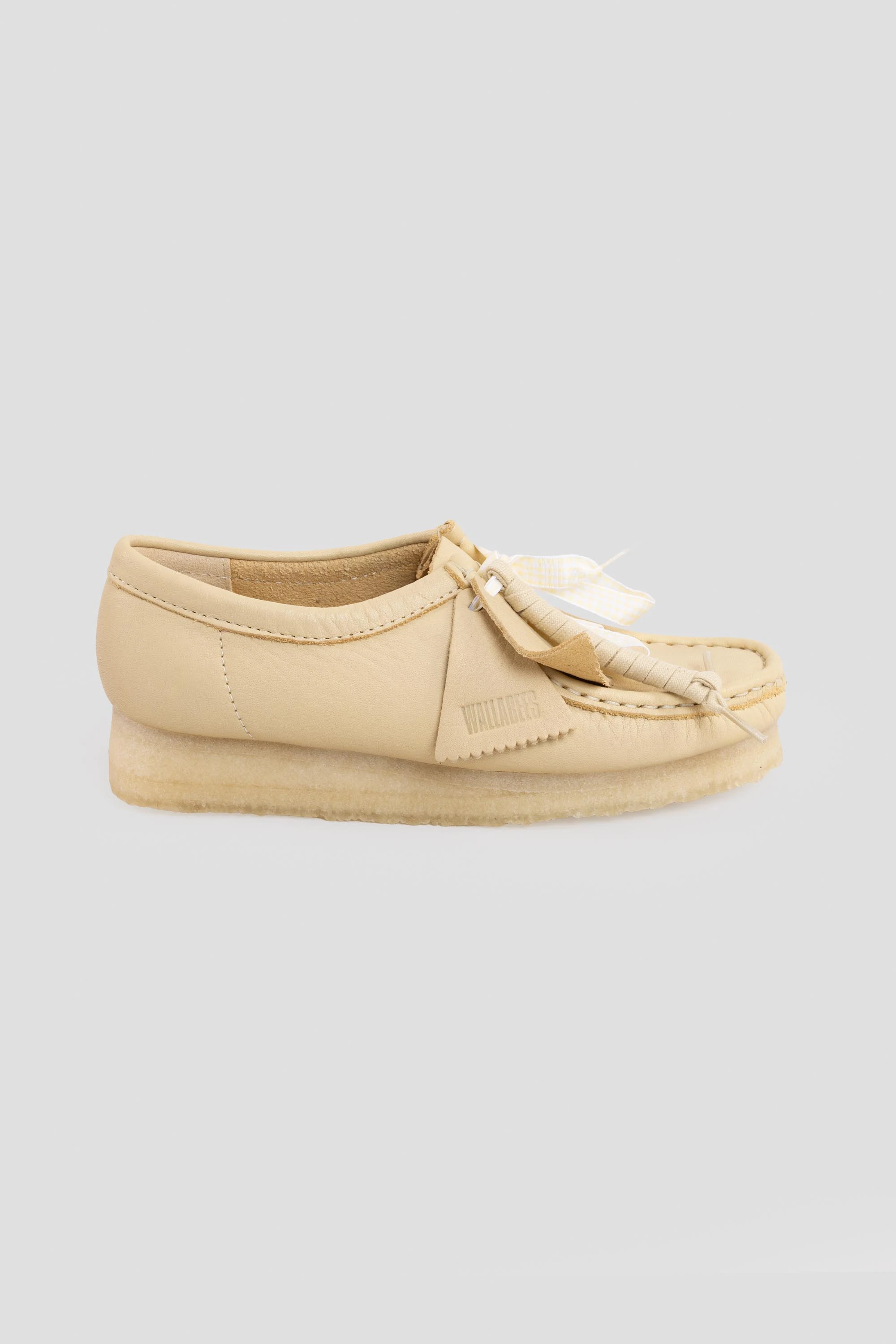 Wallabee Pale Yellow Leather