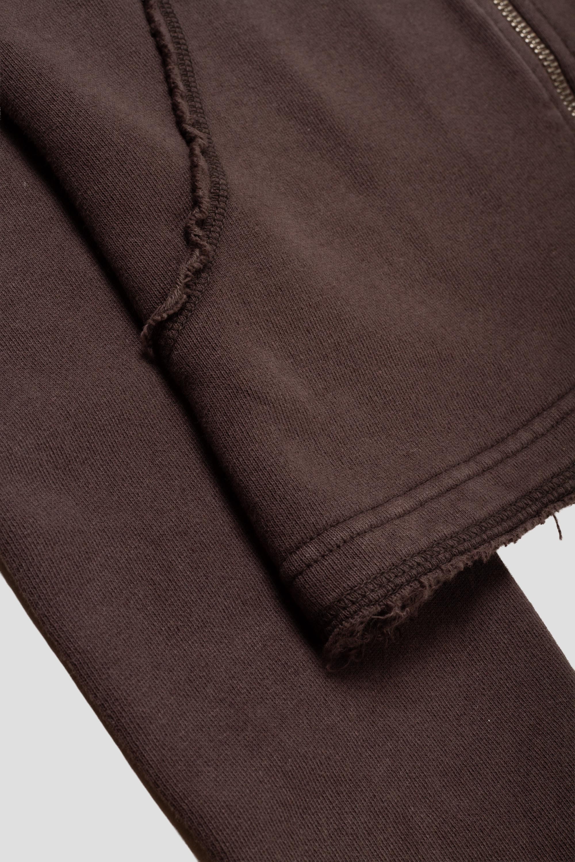 Tide Sweatshirt Dark Brown Linen