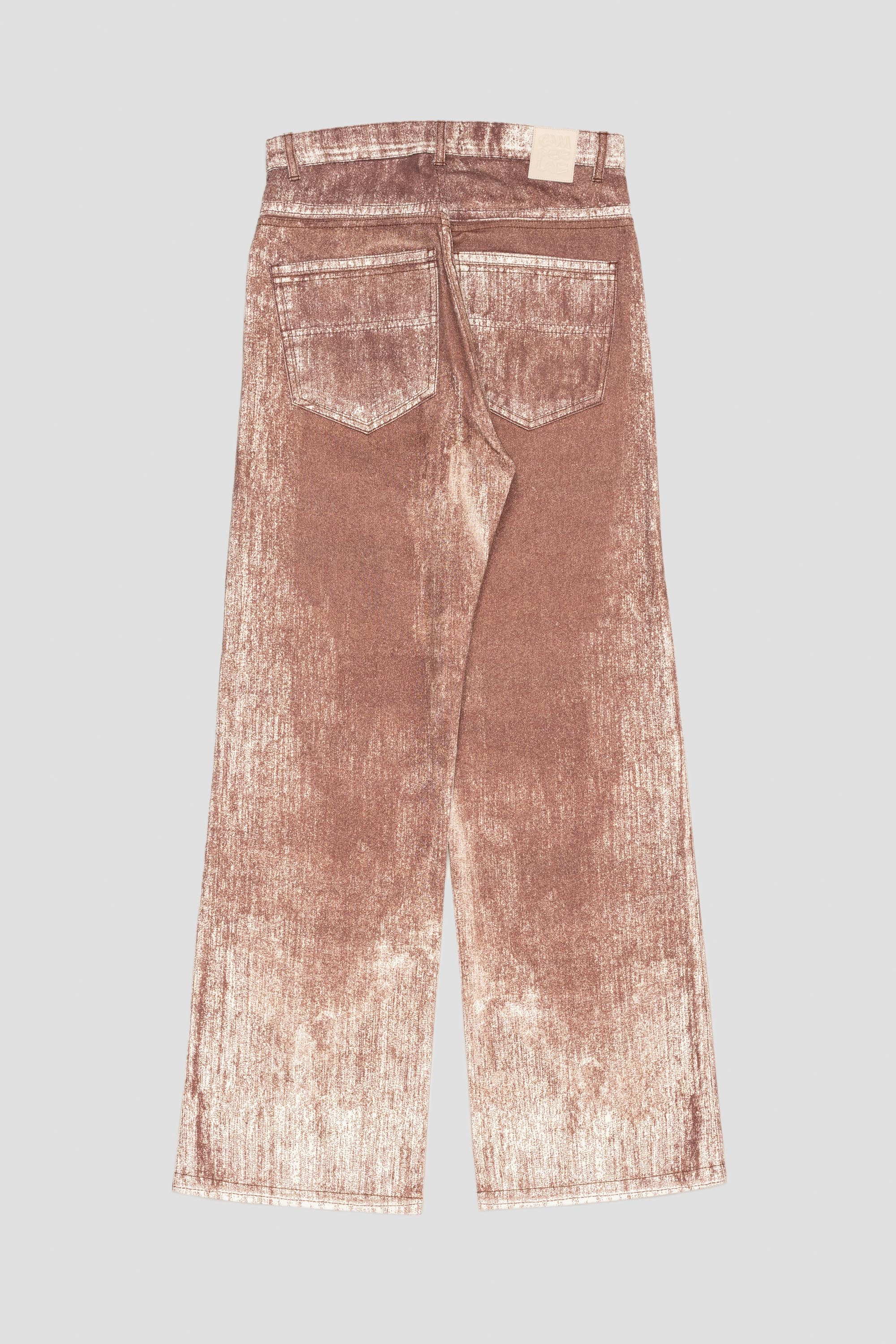 Paint Denim Jeans Terracotta