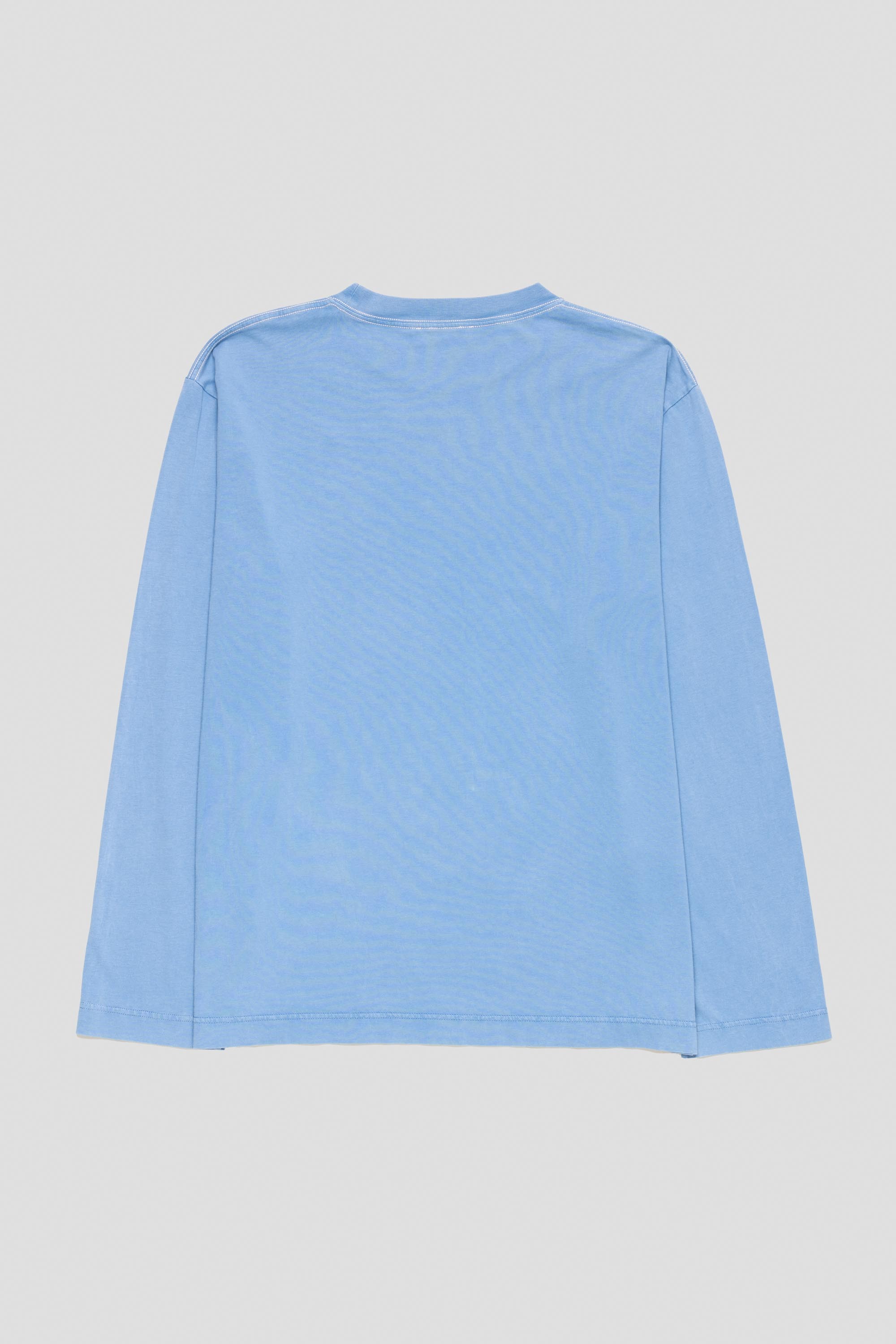 Flame Clean LS Tee Washed Blue