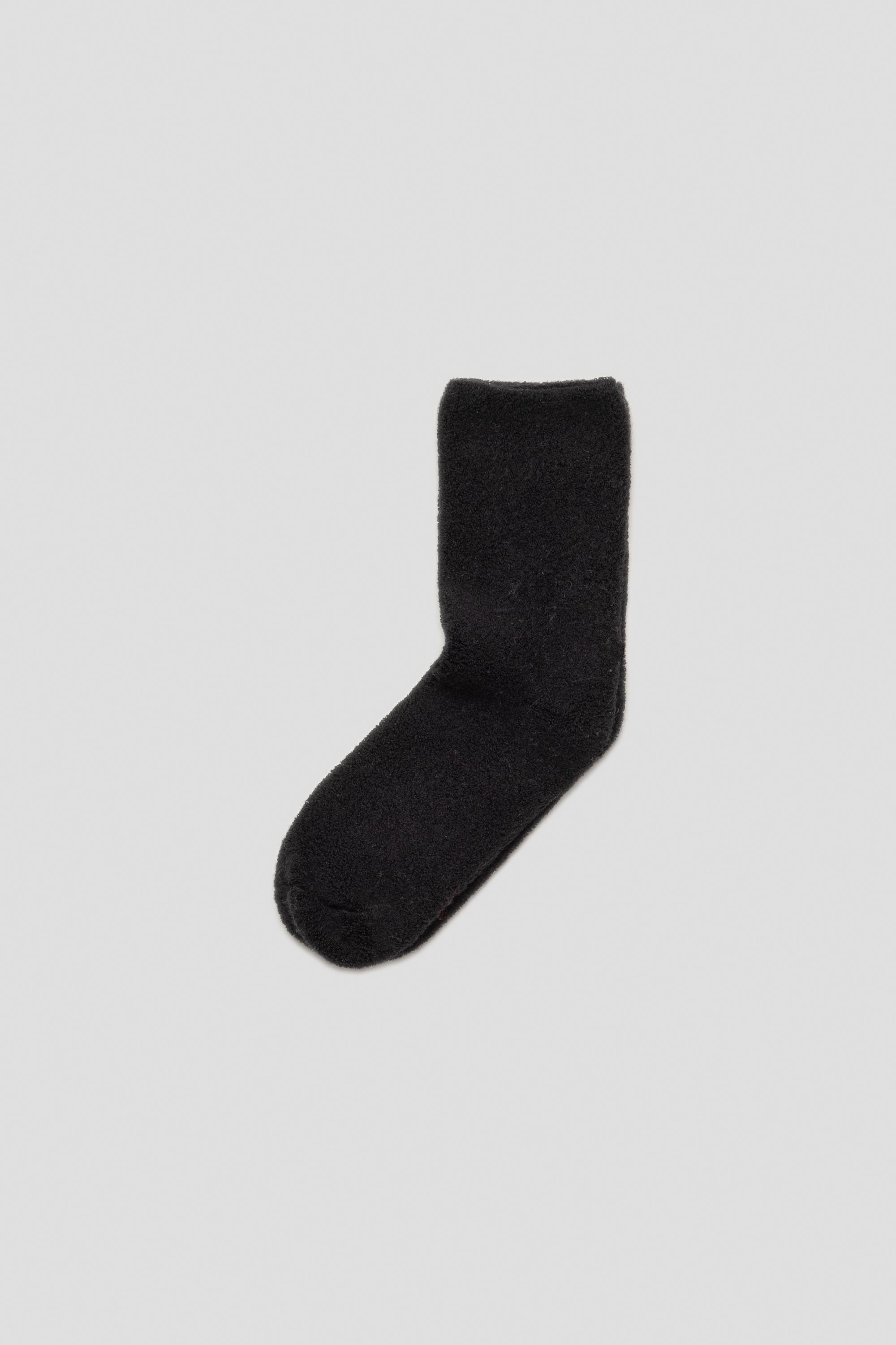 Buckle Overankle Socks Black