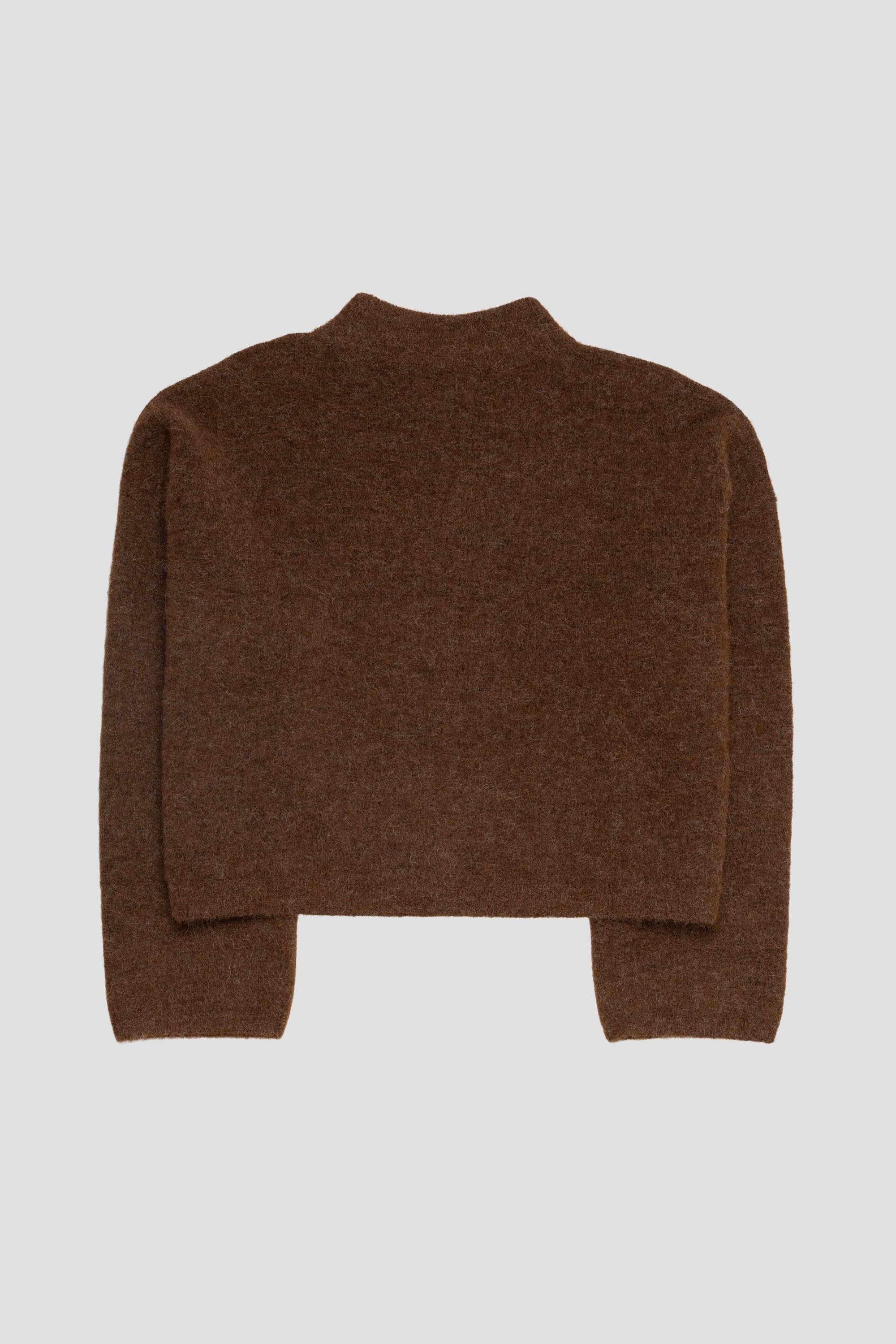 Aperto Turtle Sweater Brown Melange