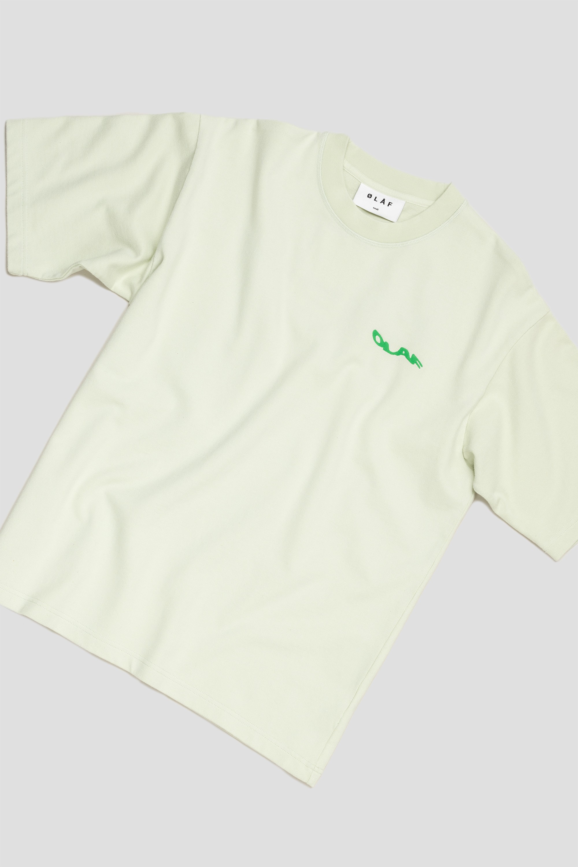 Wavy Drift Embro Tee Pale Green