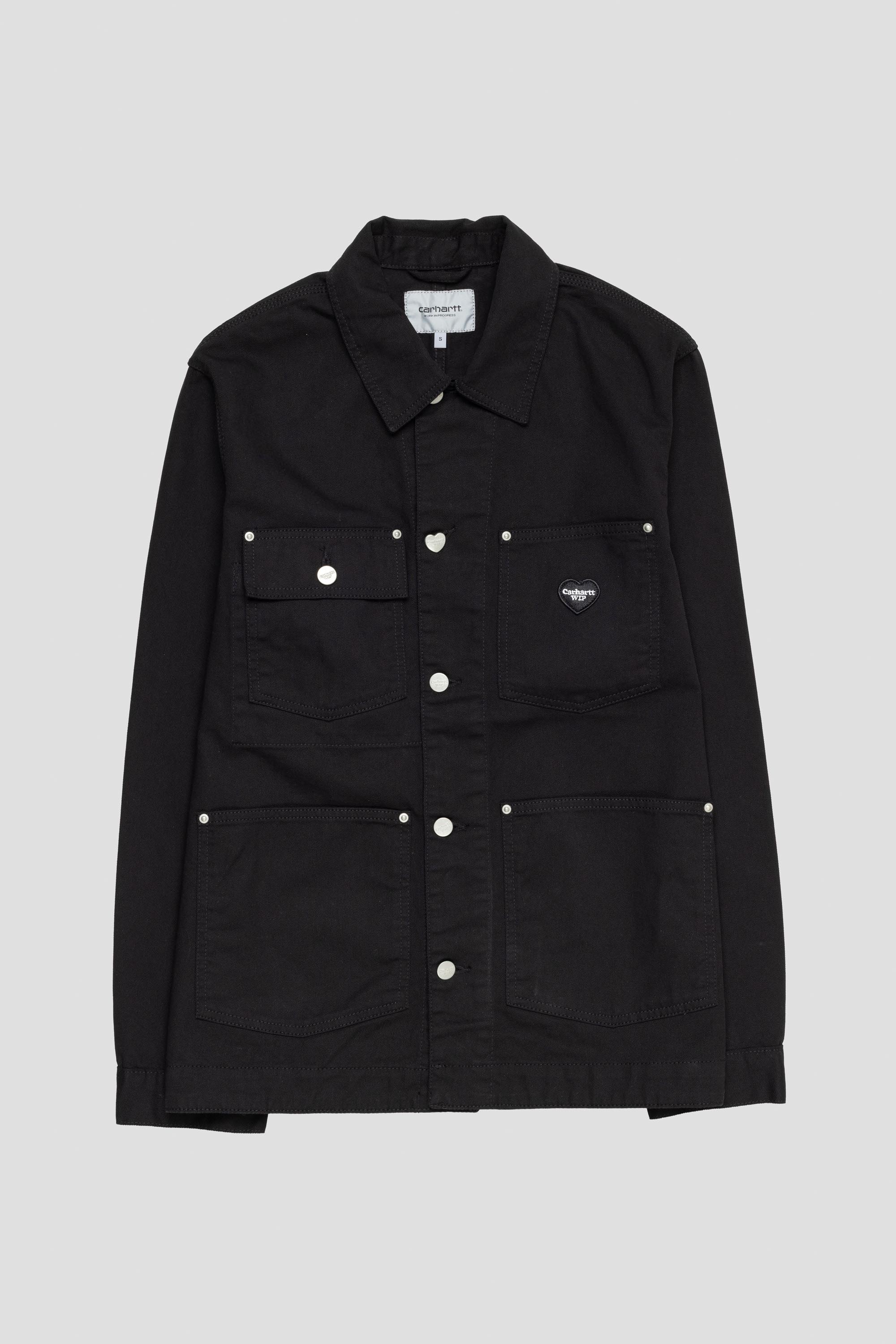Drewe Chore Coat Black Rinsed