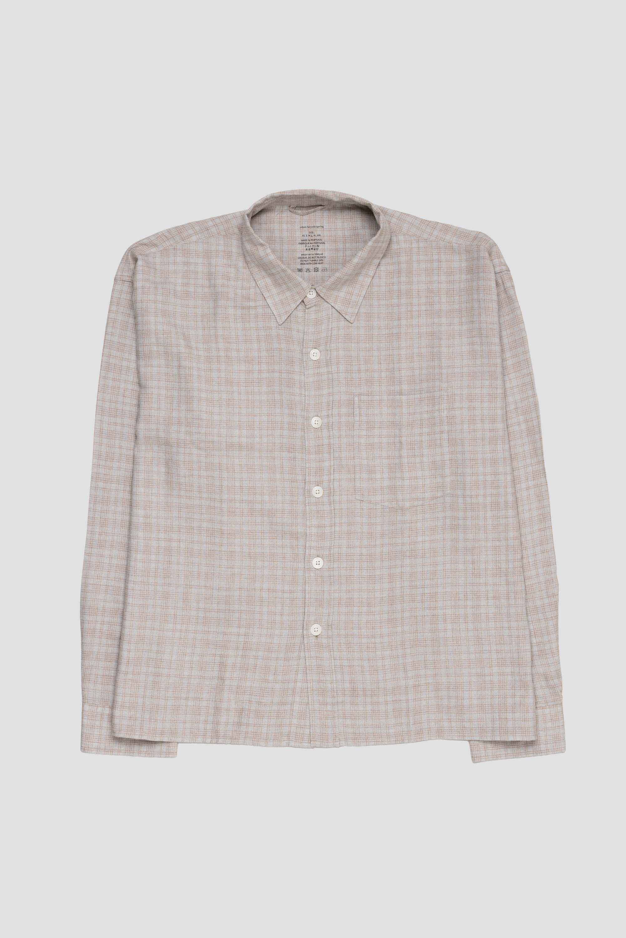 Priority Shirt Sepia Check