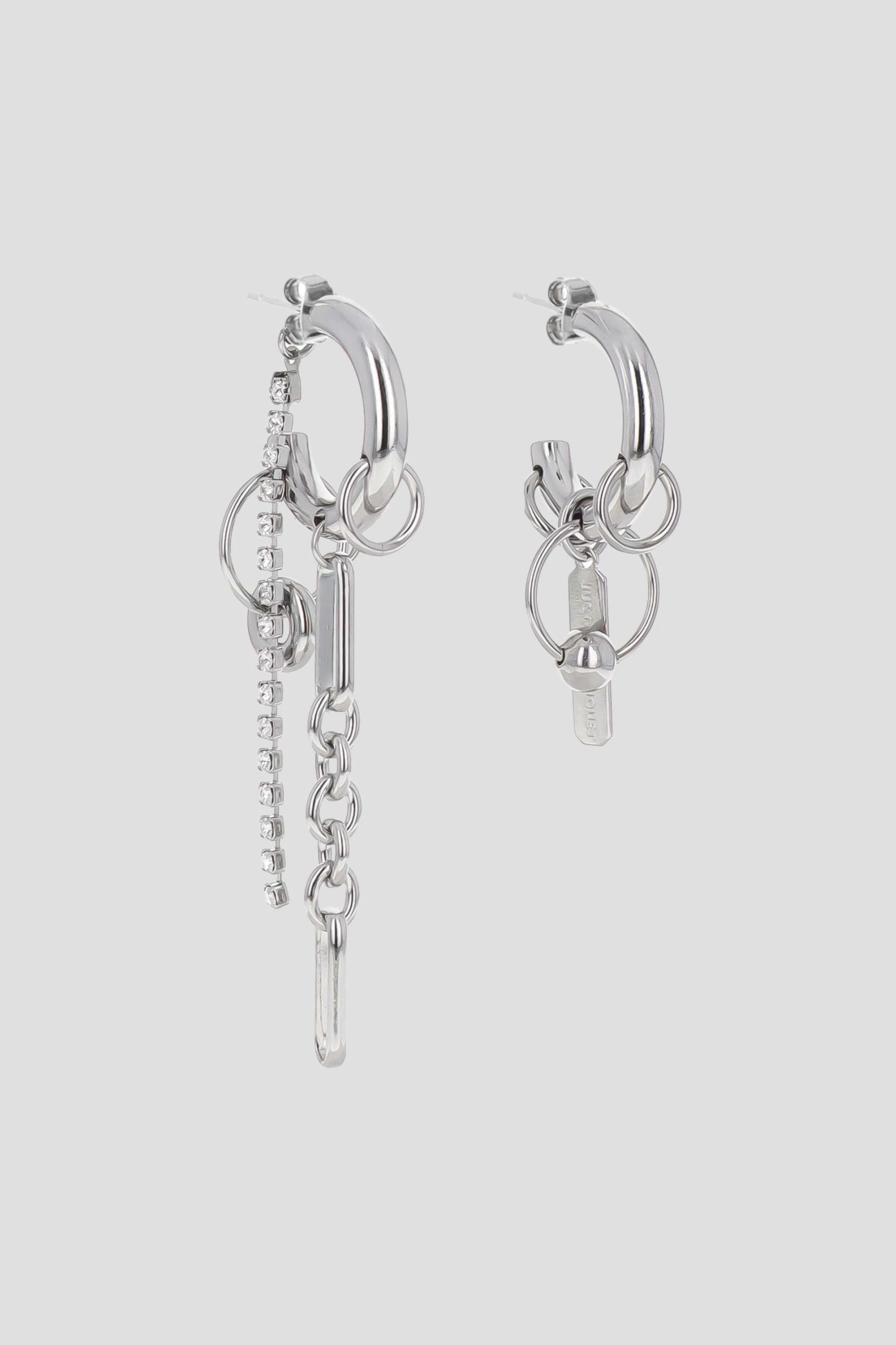 Iris Crystal Earrings Palladium