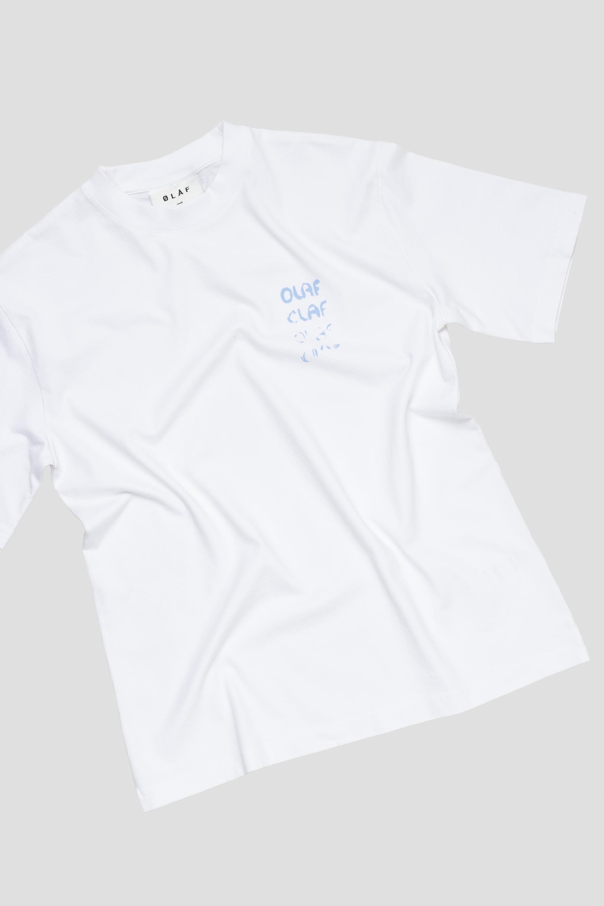 Spray Graphic Tee Optical White