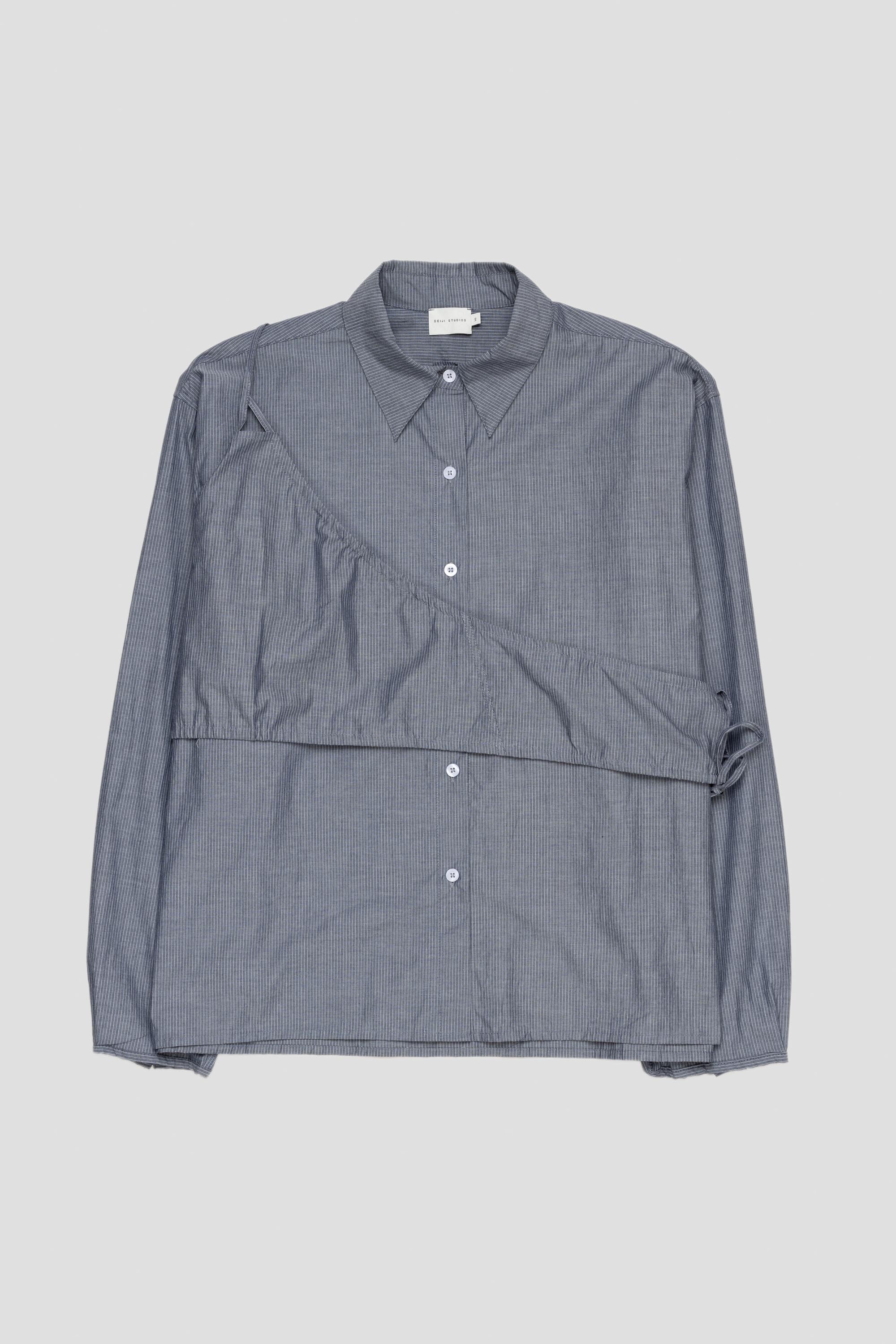 Sash Shirt Blue Pinstripe