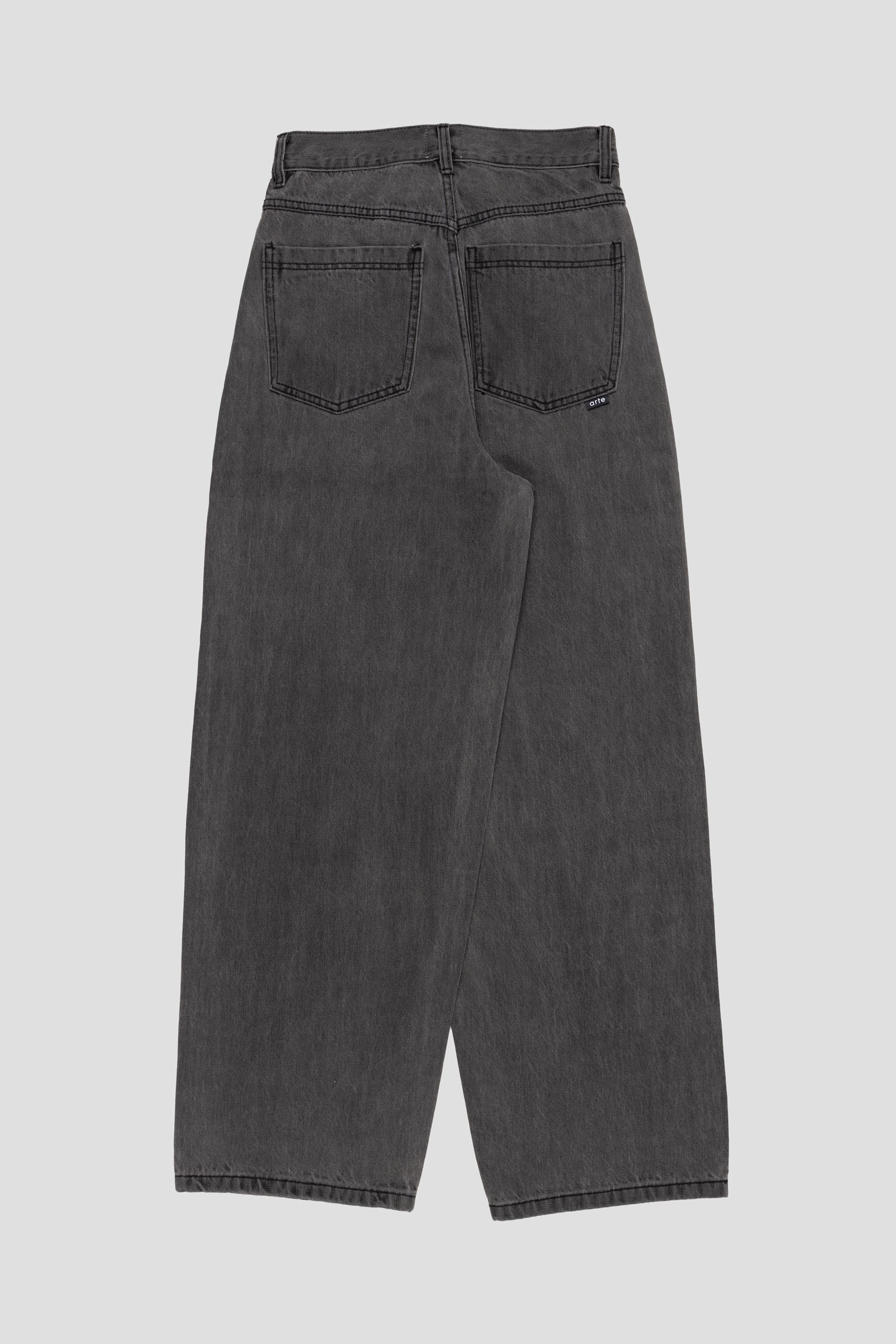 Denim Pants Fade Black