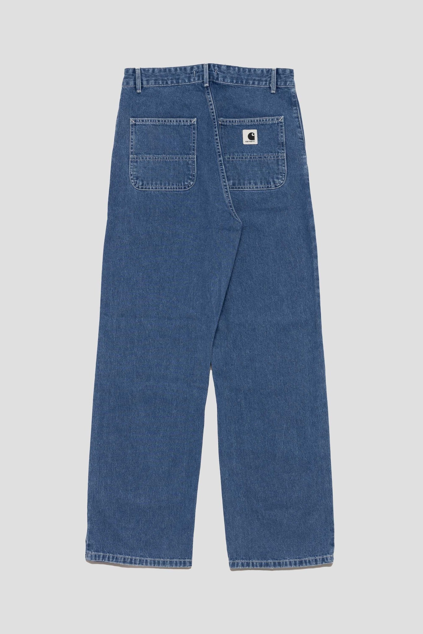 W Simple Pant Blue Stone Washed