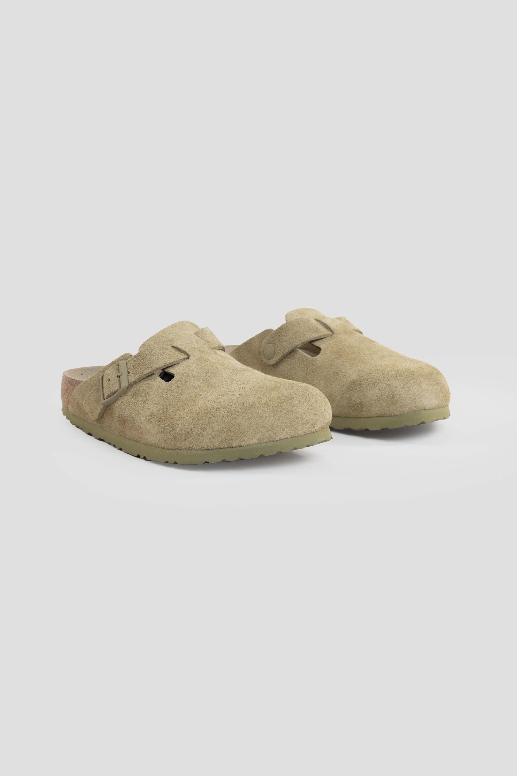 Boston Suede Faded Khaki