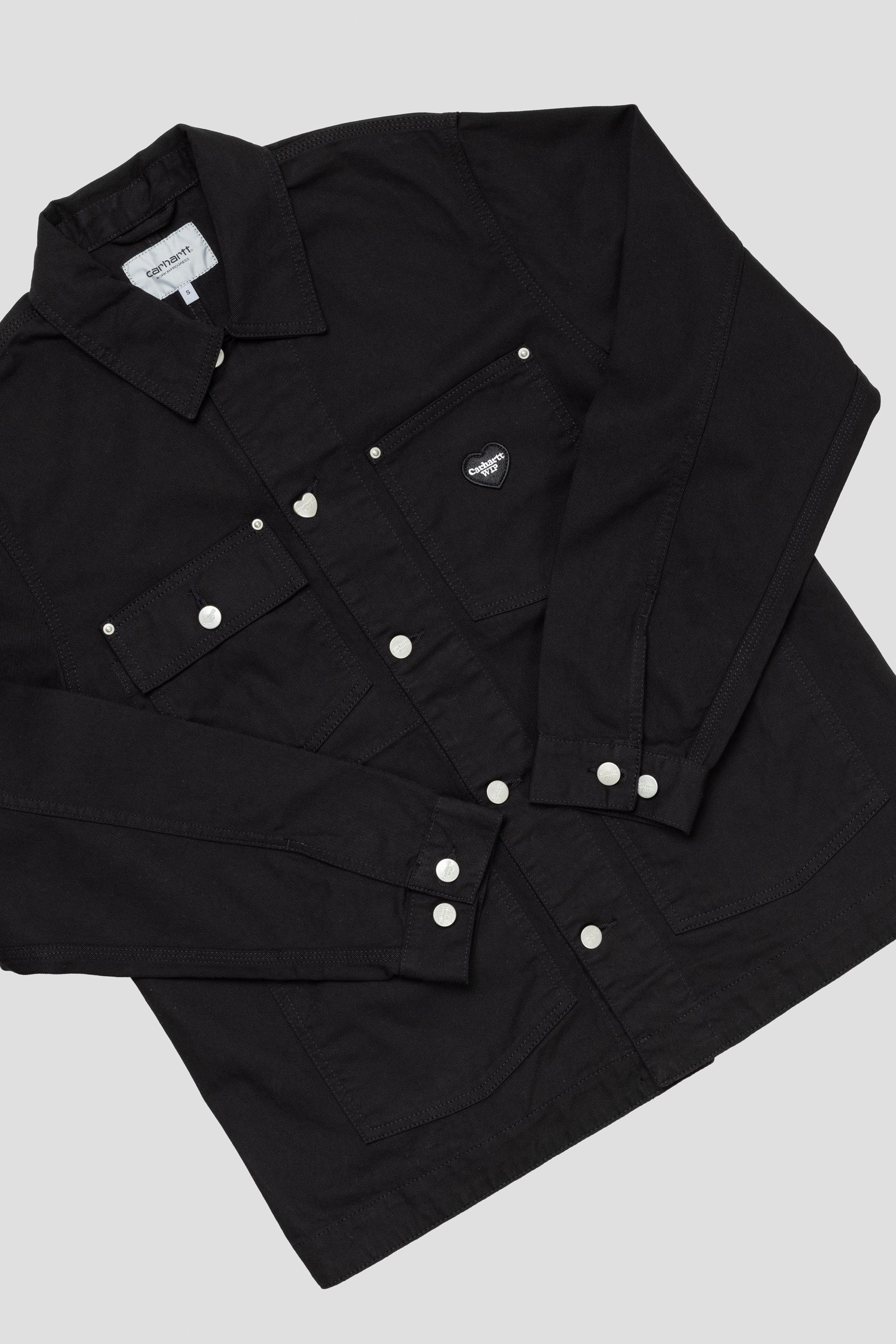 Drewe Chore Coat Black Rinsed