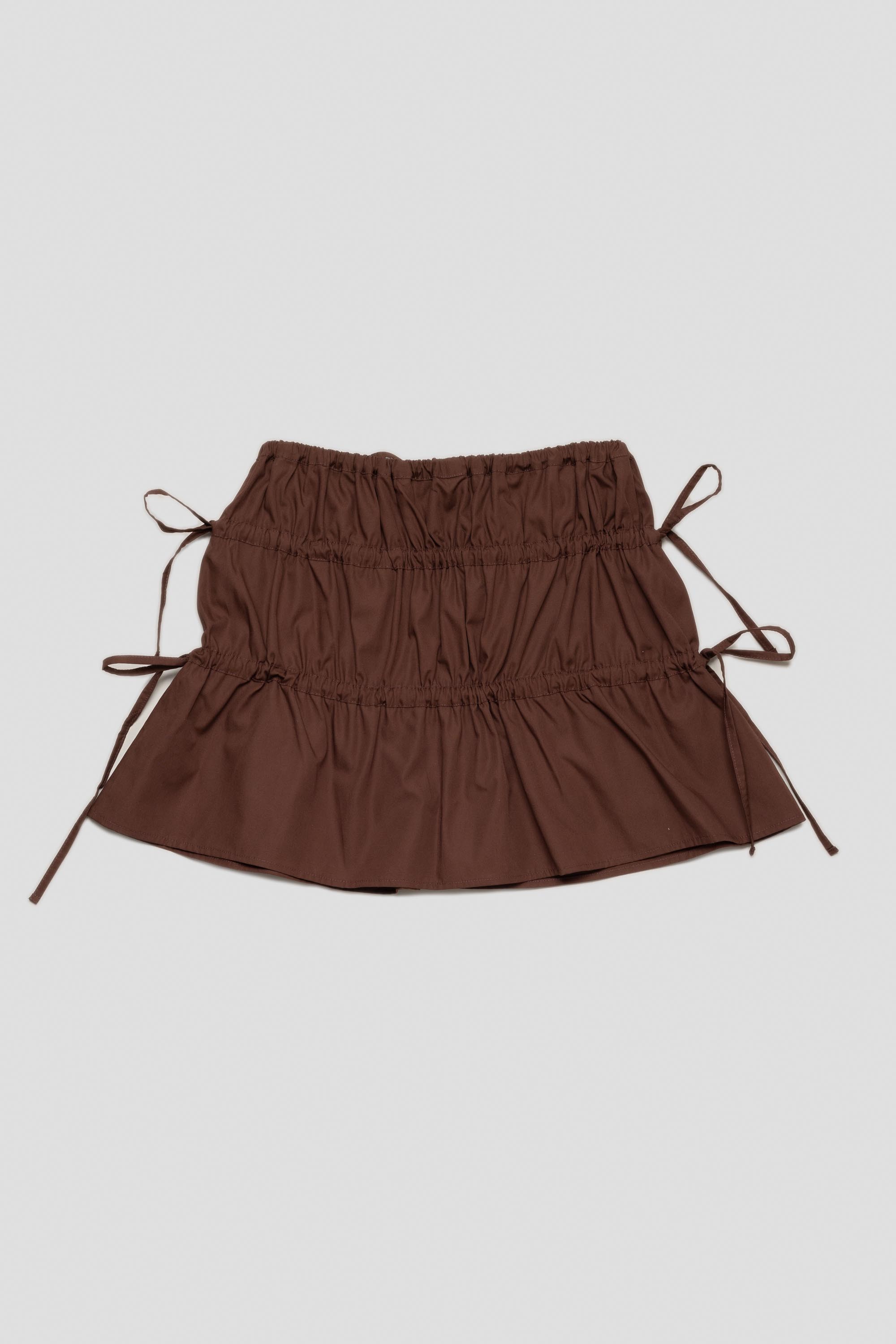 Ruched Skirt Espresso