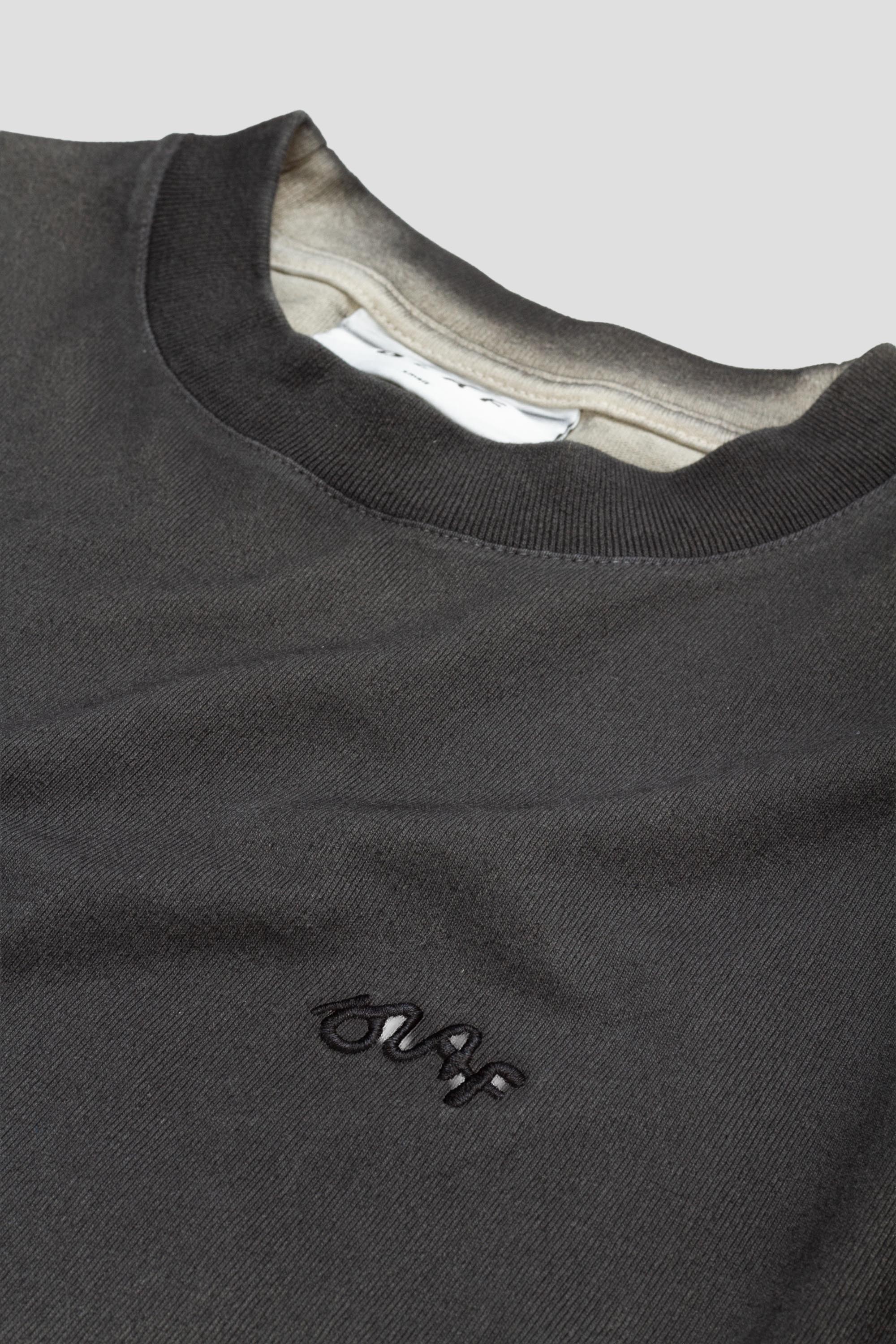 Pigment Spray Tee Charcoal
