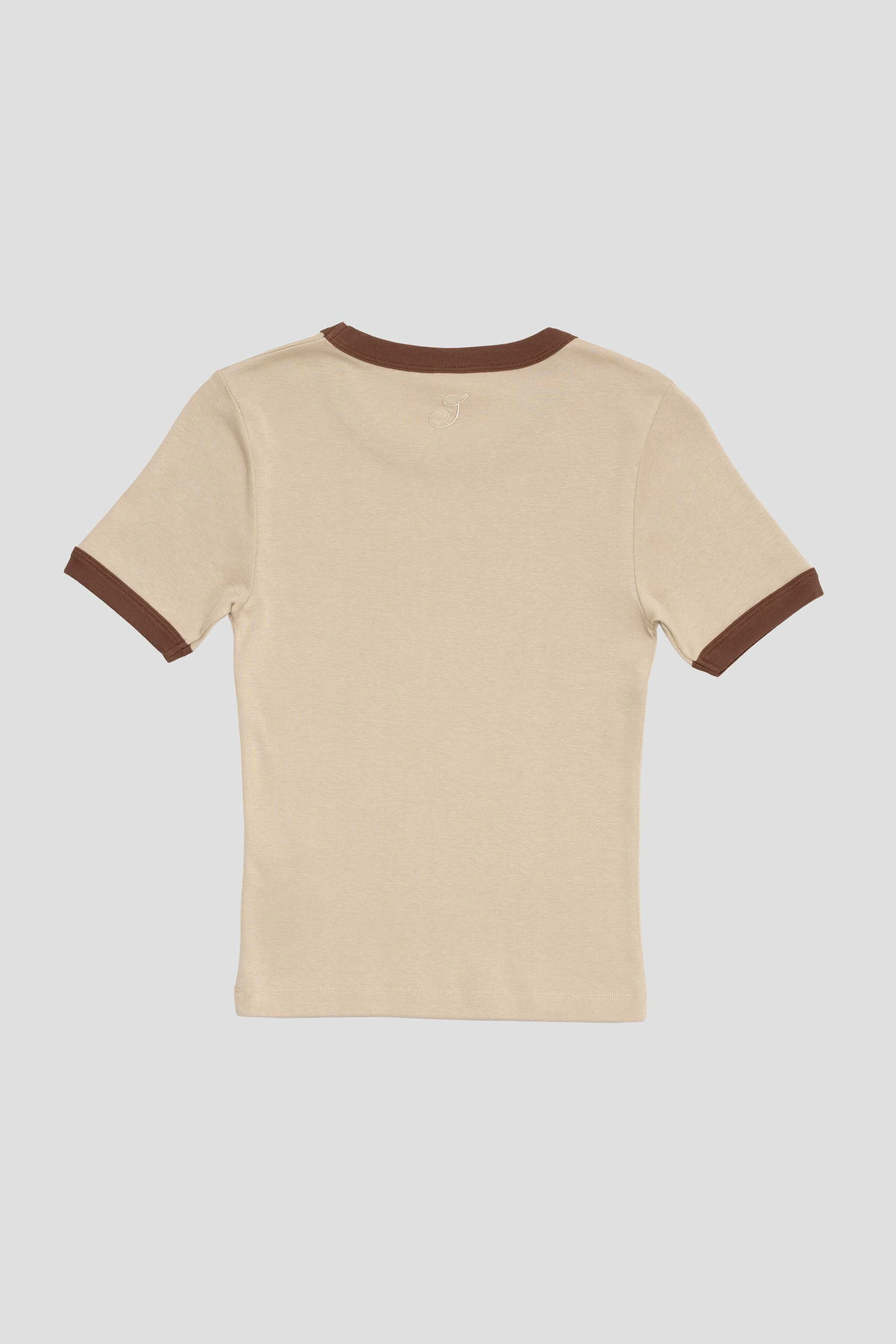 June T-Shirt Taupe/Brown