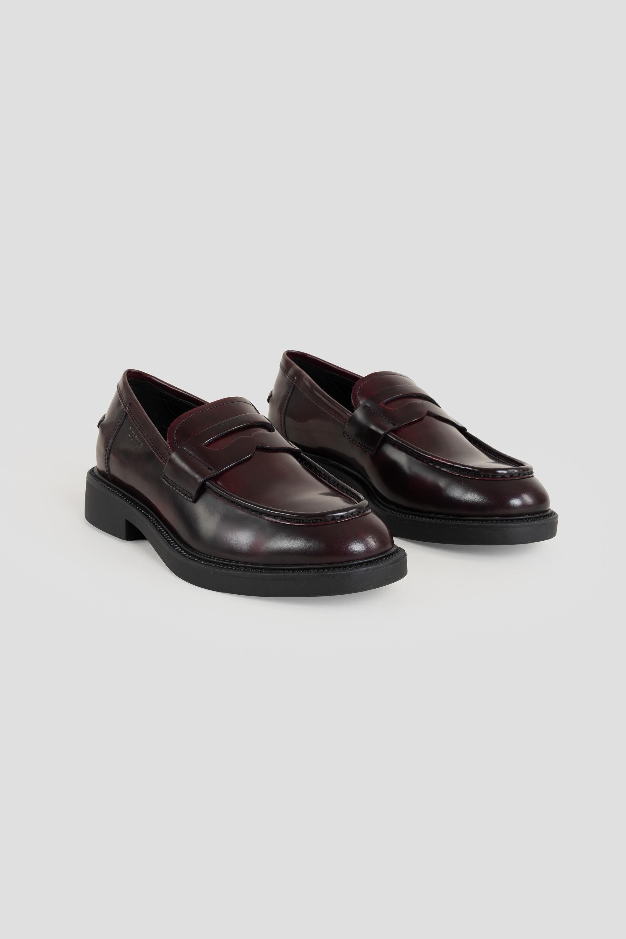 Alex M Loafers Dark Bordeaux