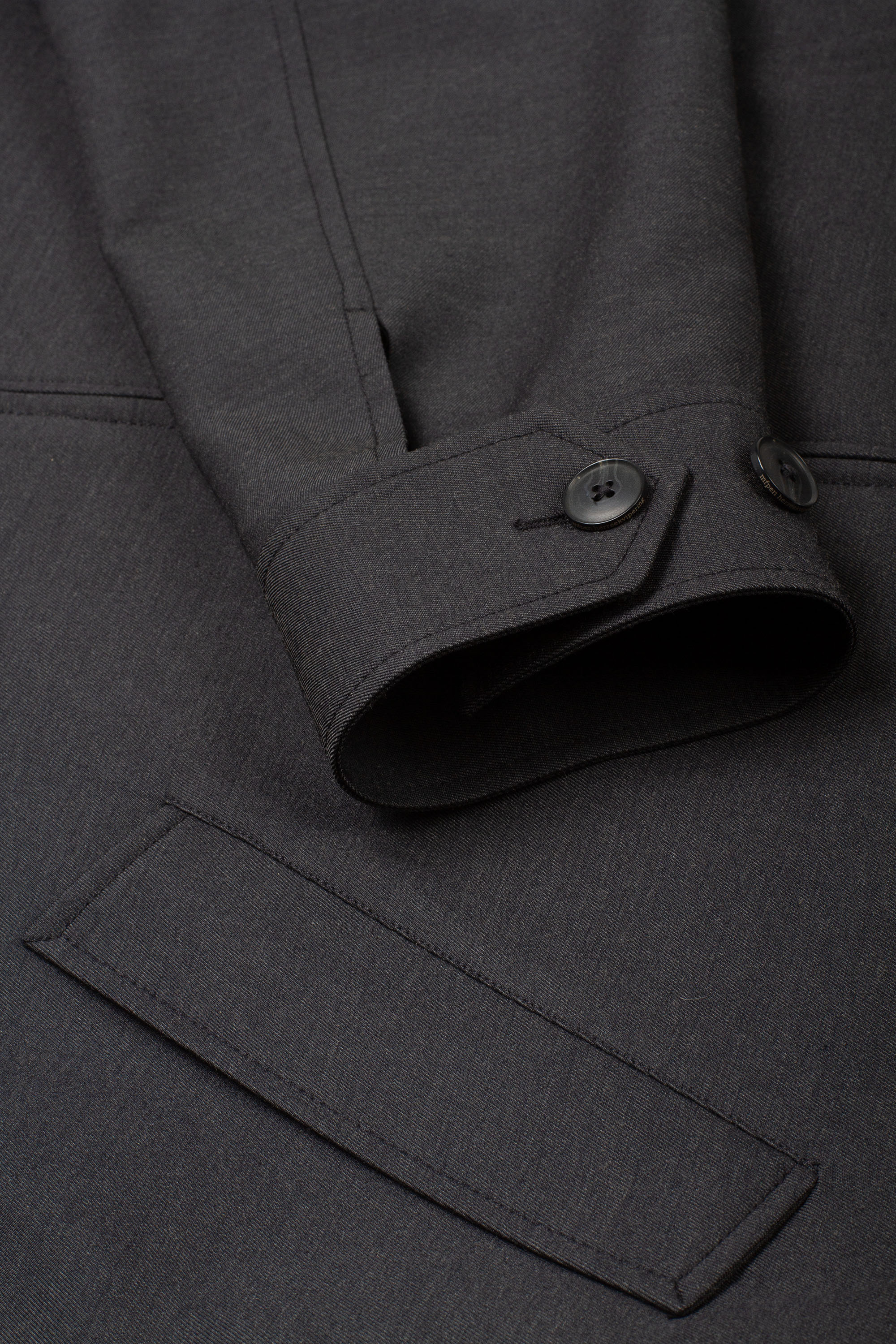 Mail Jacket Dark Grey Wool
