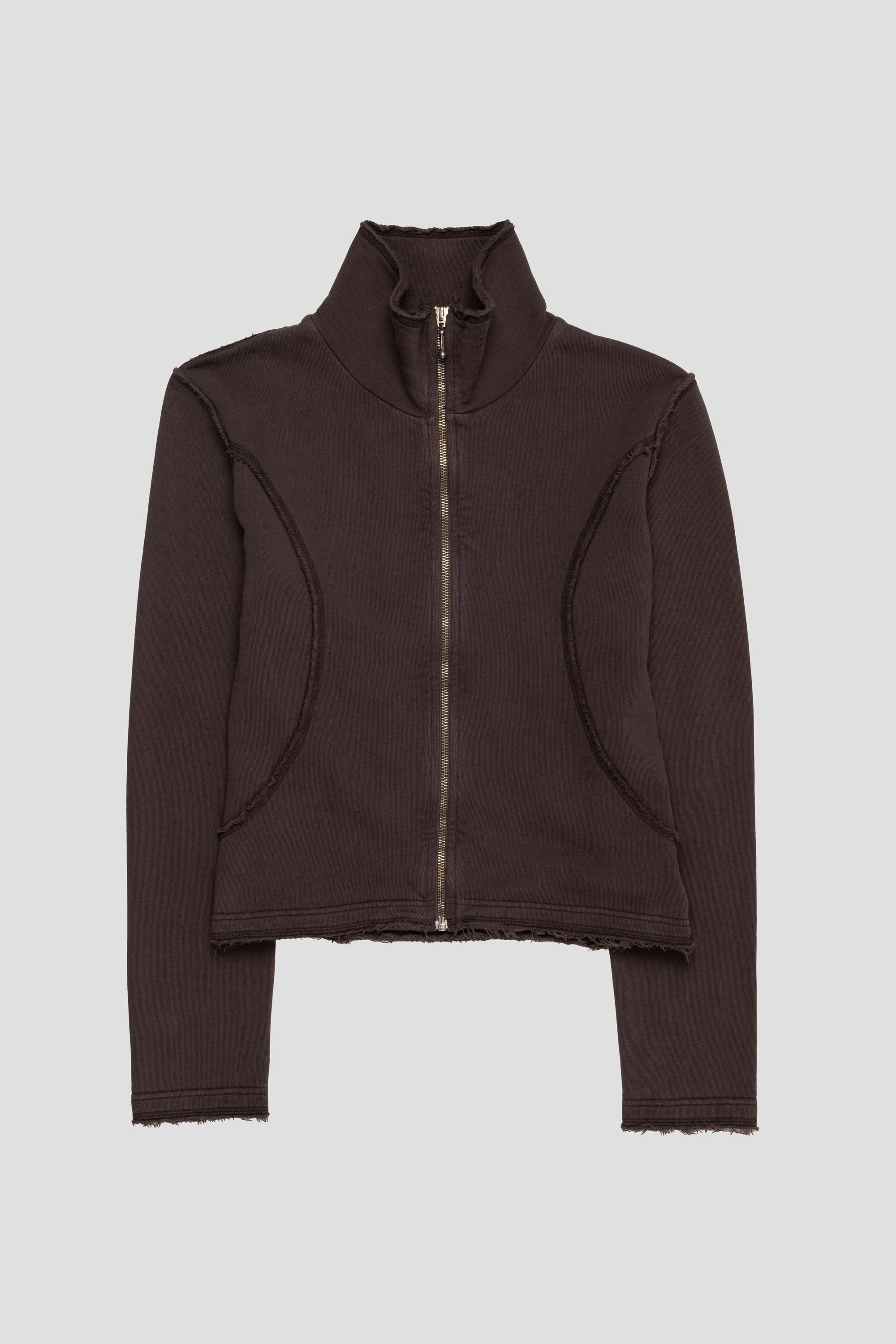 Tide Sweatshirt Dark Brown Linen