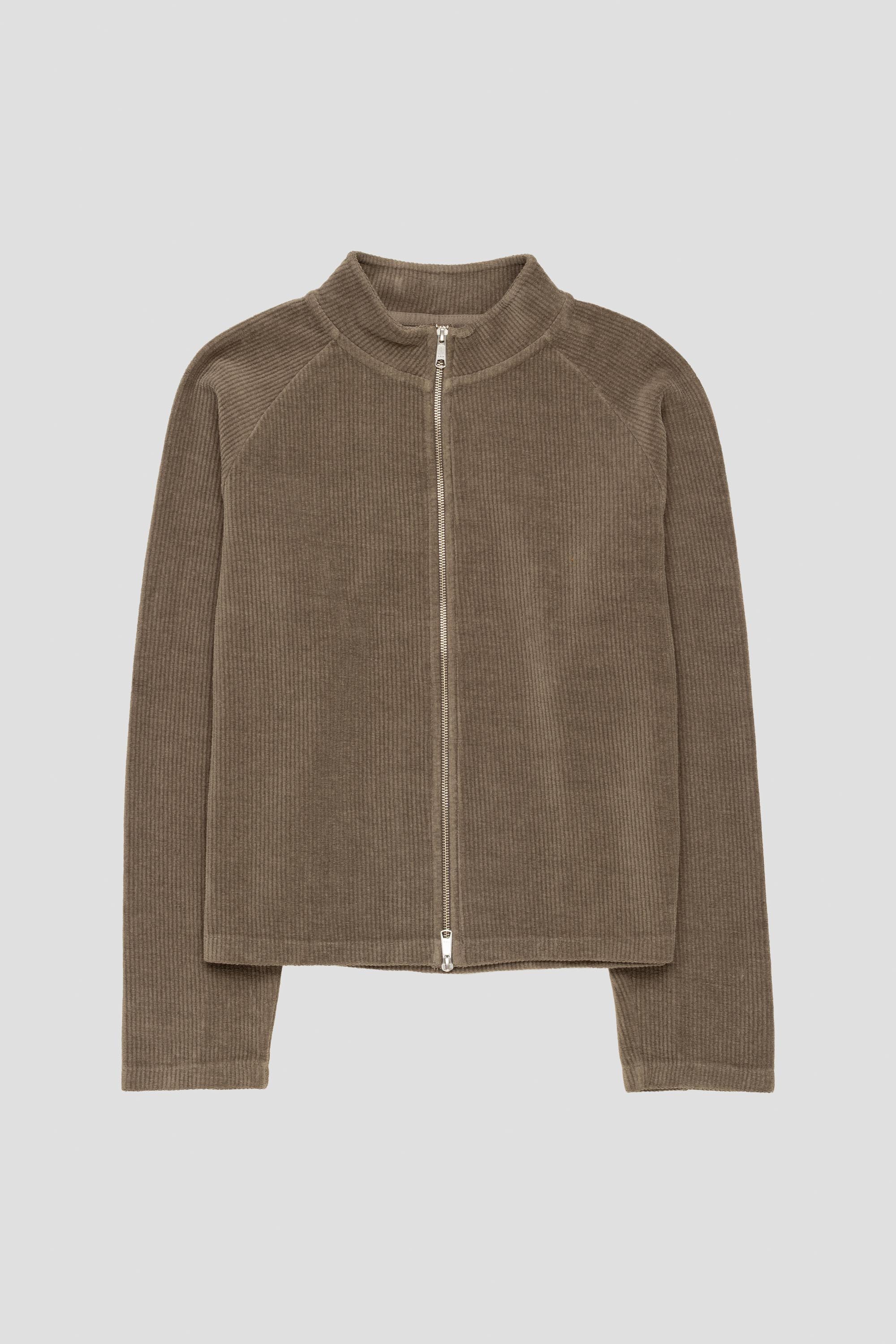 Leisure Zip Up Faded Taupe Cord