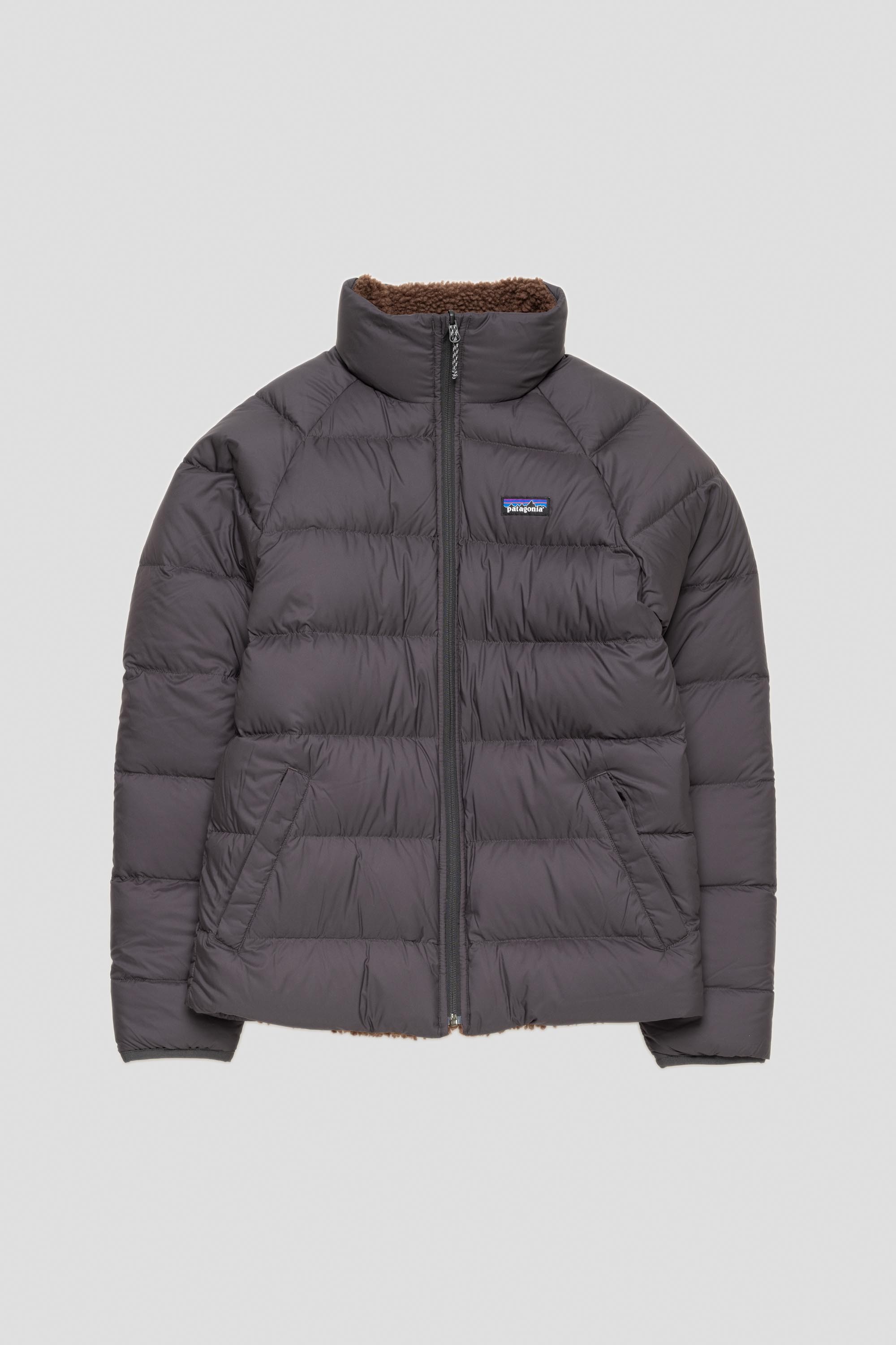 Reversible Silent Down Jacket Ink Black