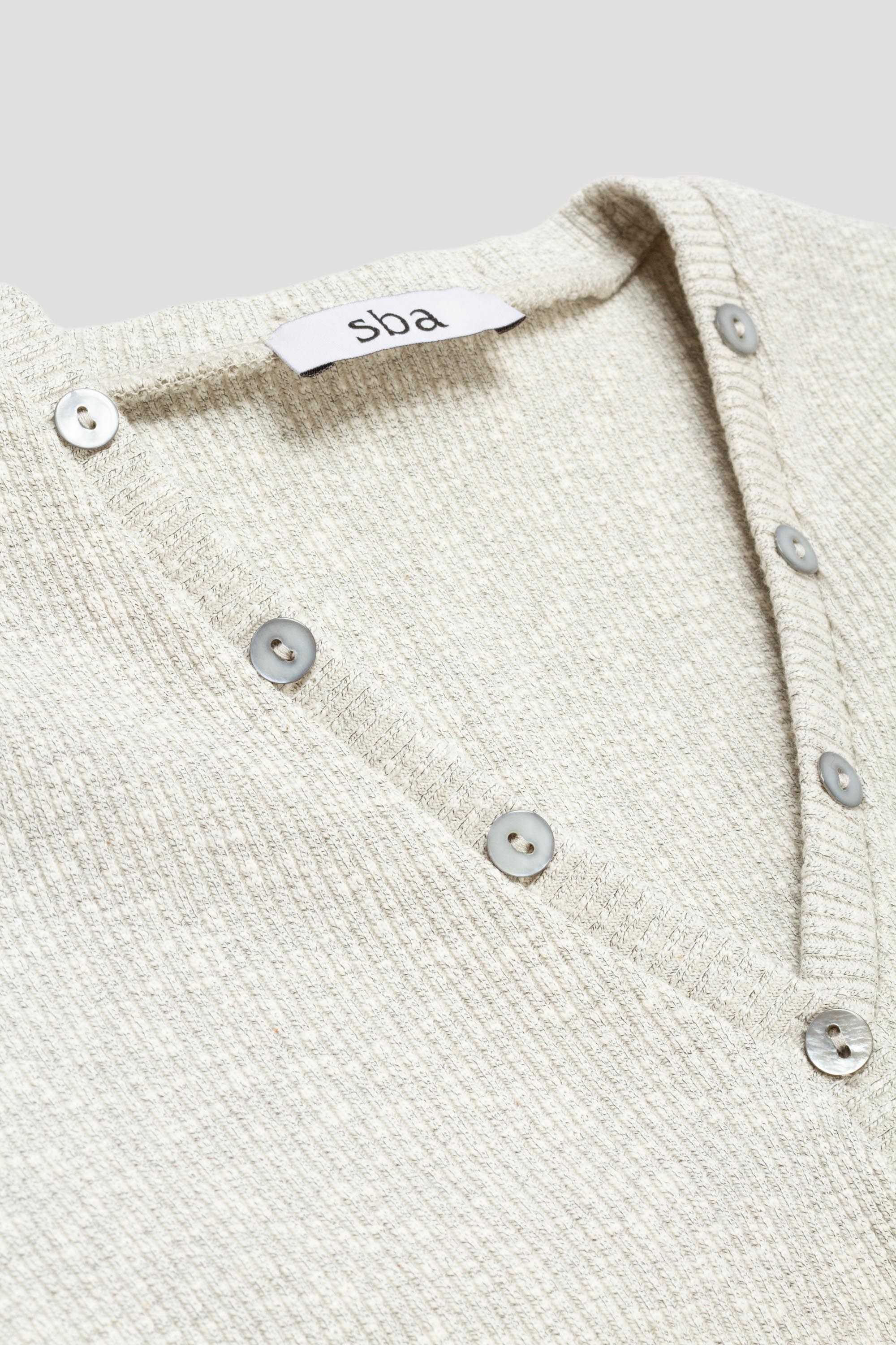 Button Cardigan Light Grey