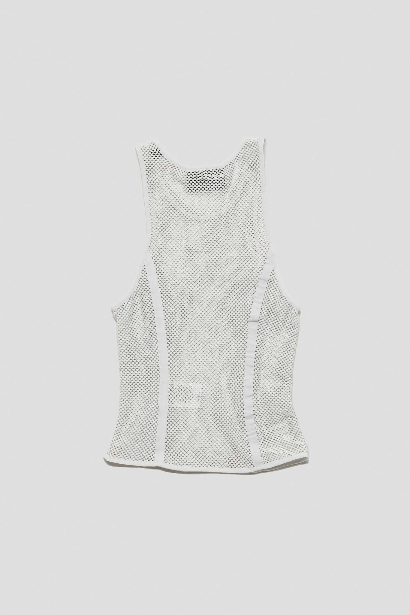 Fishnet Tank Top Grey