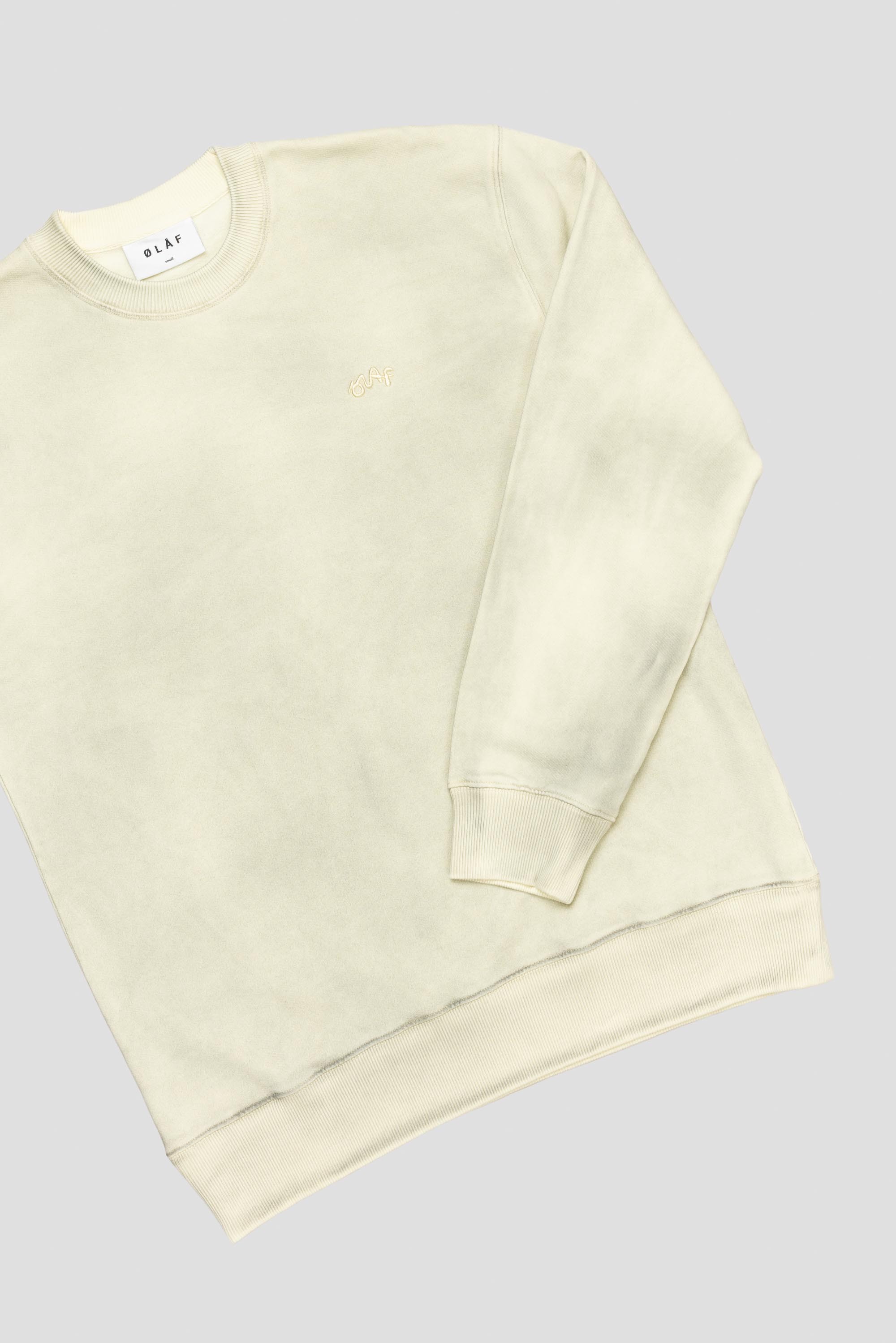 Pigment Spray Crewneck Light Sage