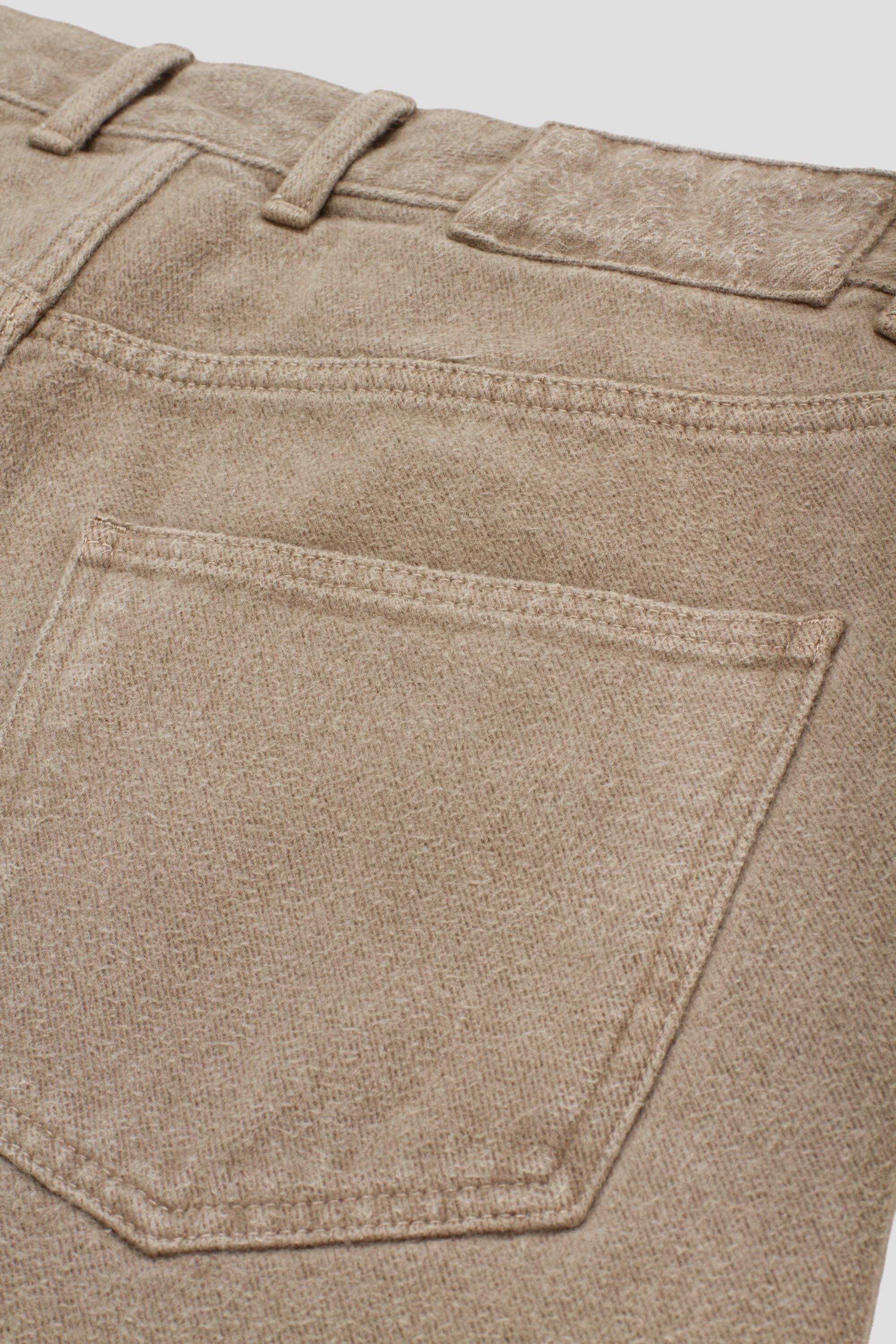 Straight Cut Jeans Brushed Mudstone