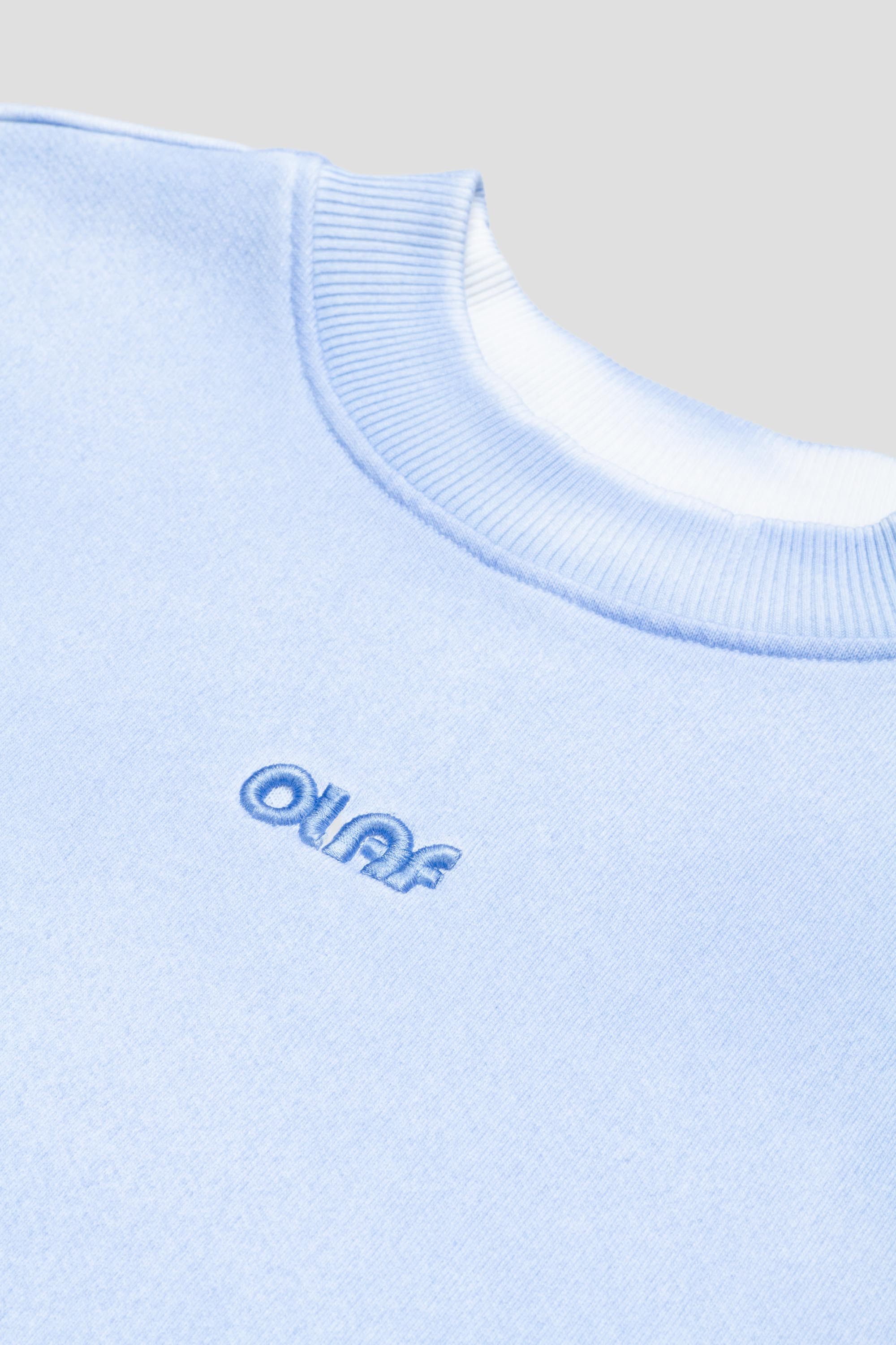 Women's Sprayed Crewneck Surf Blue