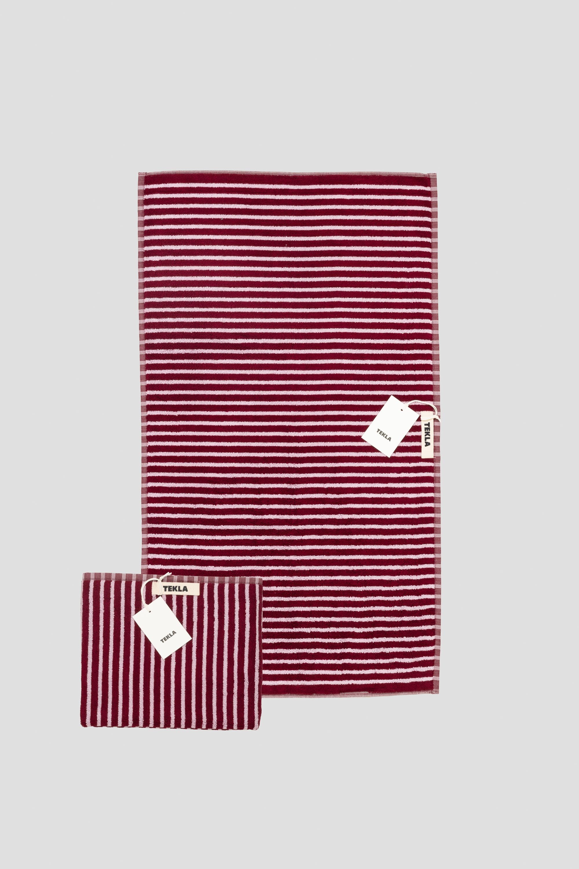 Terry Towel Hand Towel Red&Rose