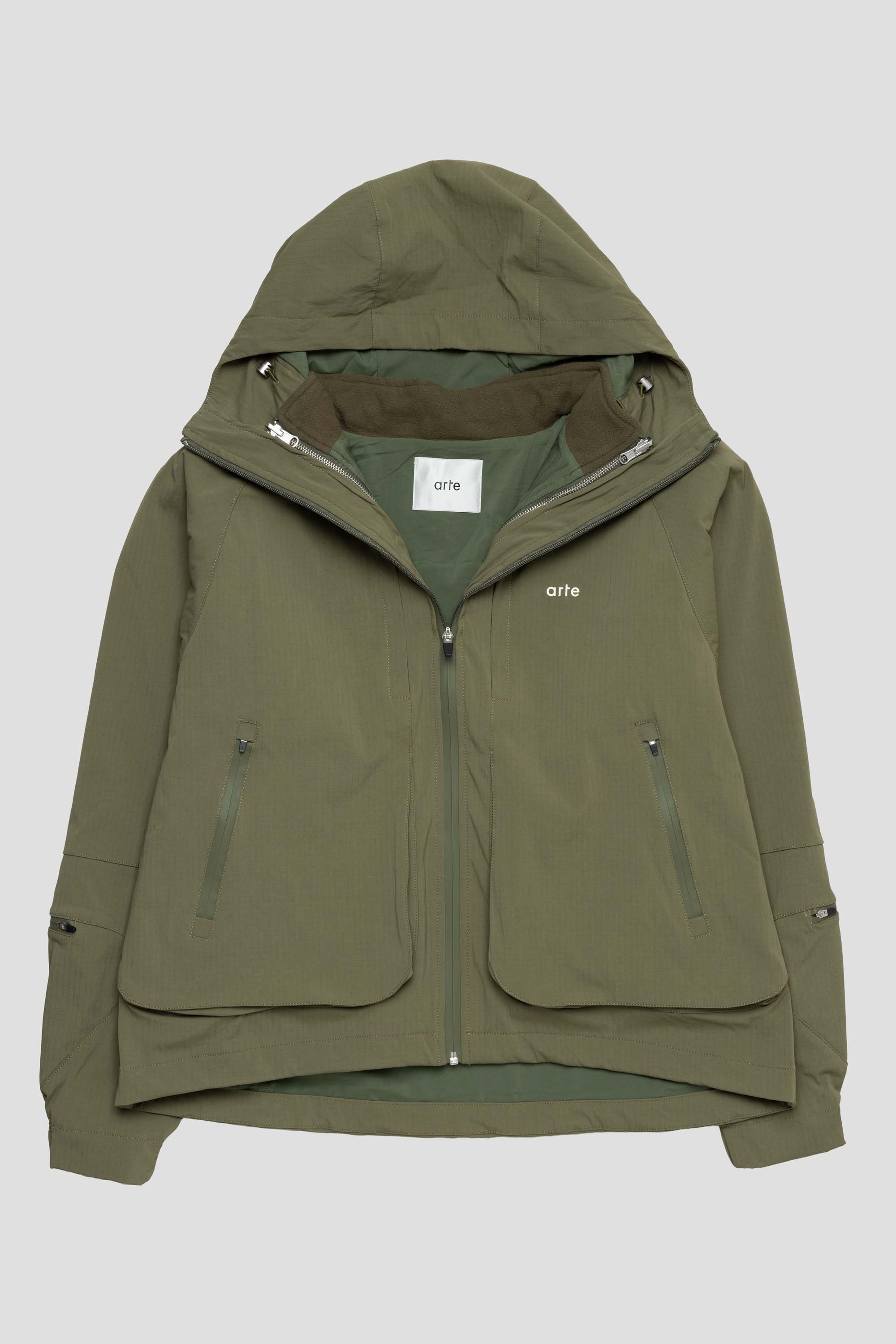 Technical Polar Jacket Green