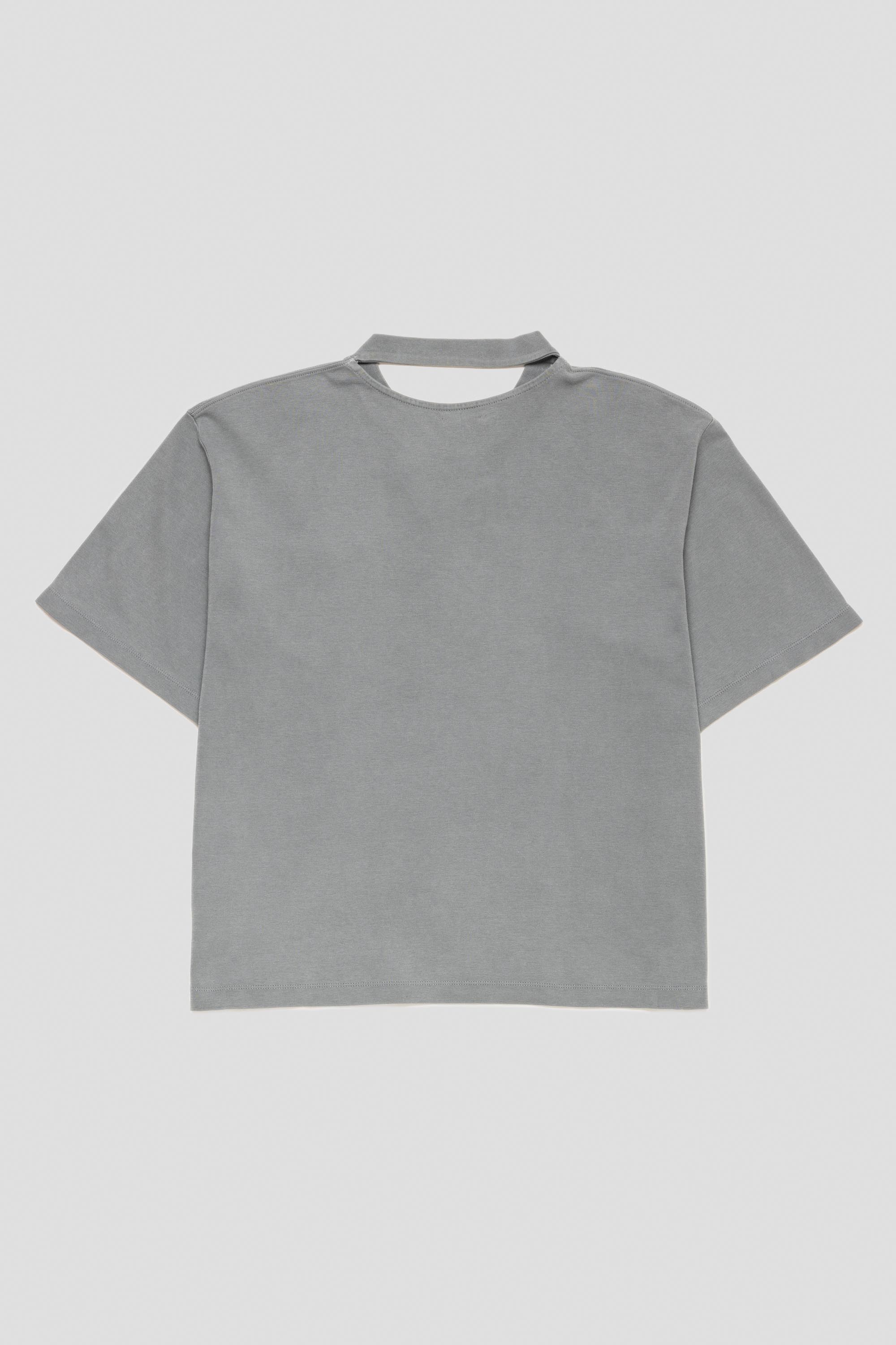 Mineral Dye Boxy T-Shirt Dark Grey