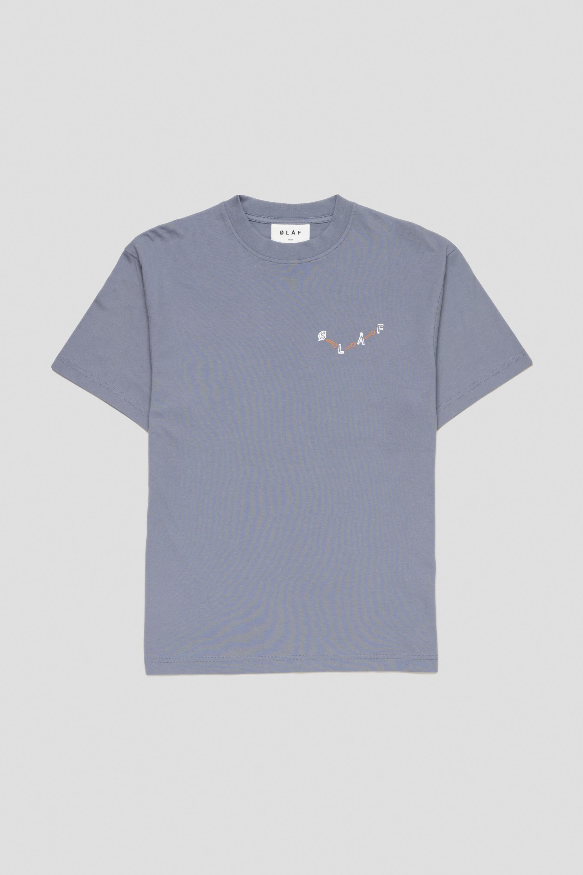 Arrows Tee Dusty Blue