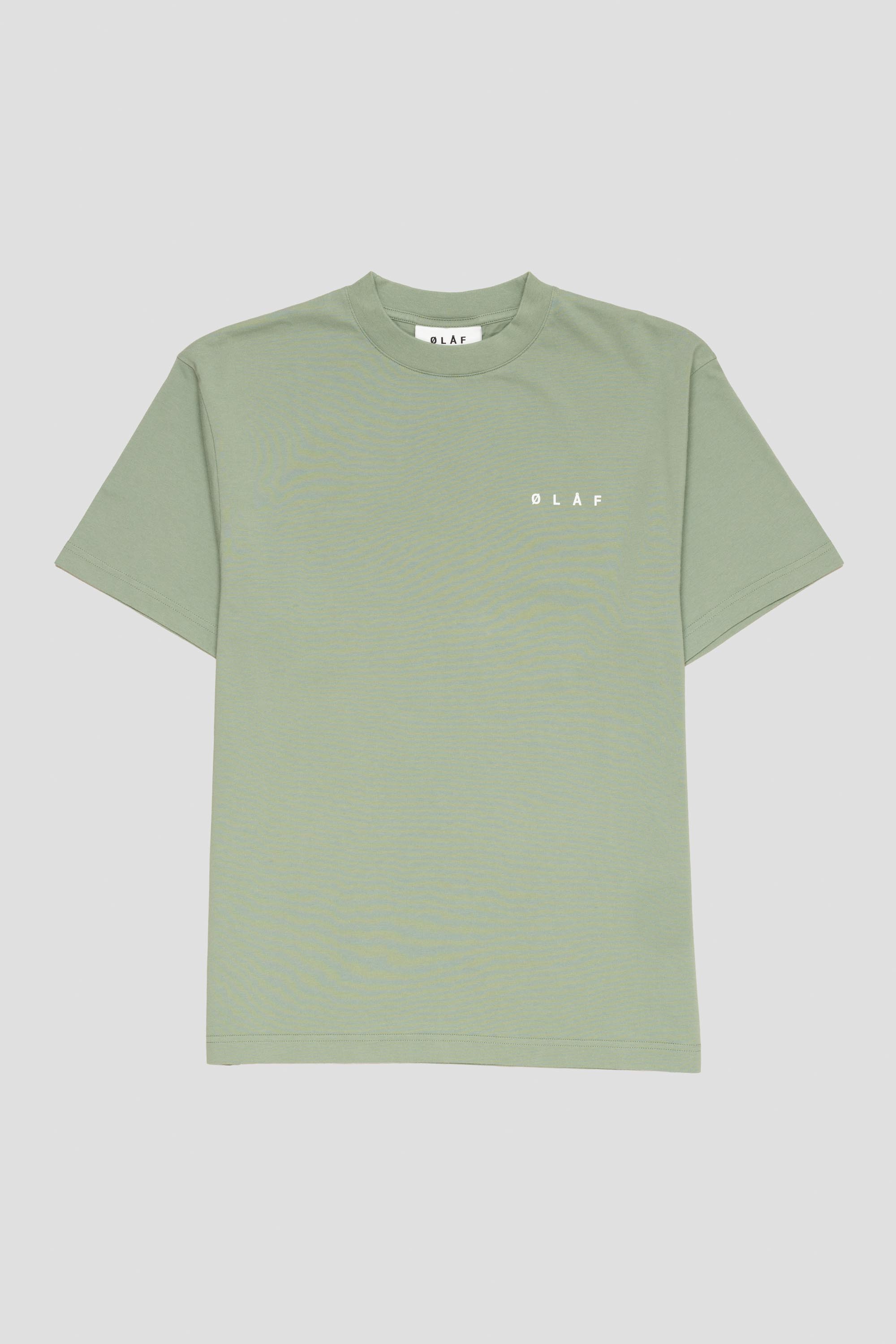 Lined Face Tee Green Milieu