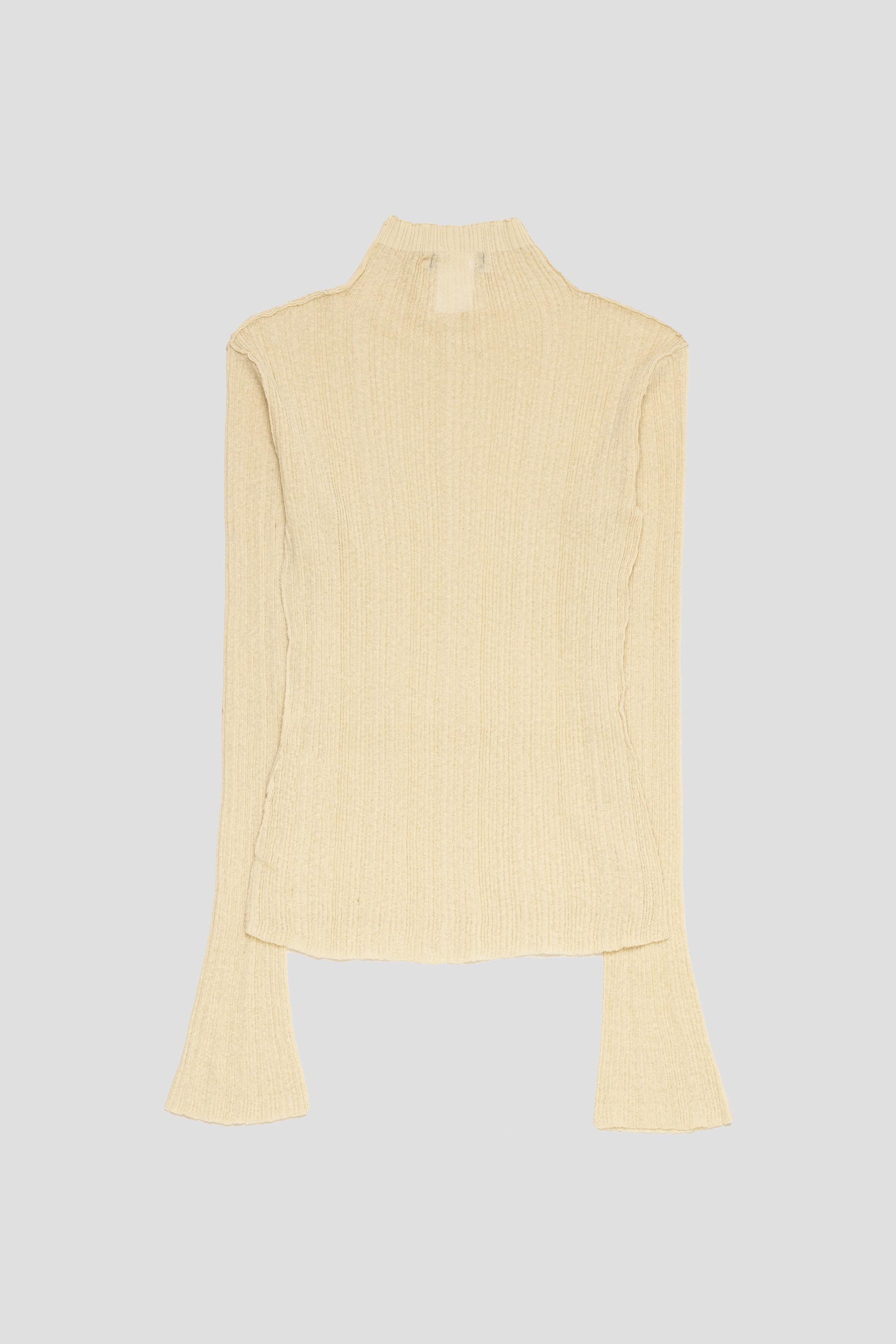 Peek Top Pistachio Cream Airy Linen