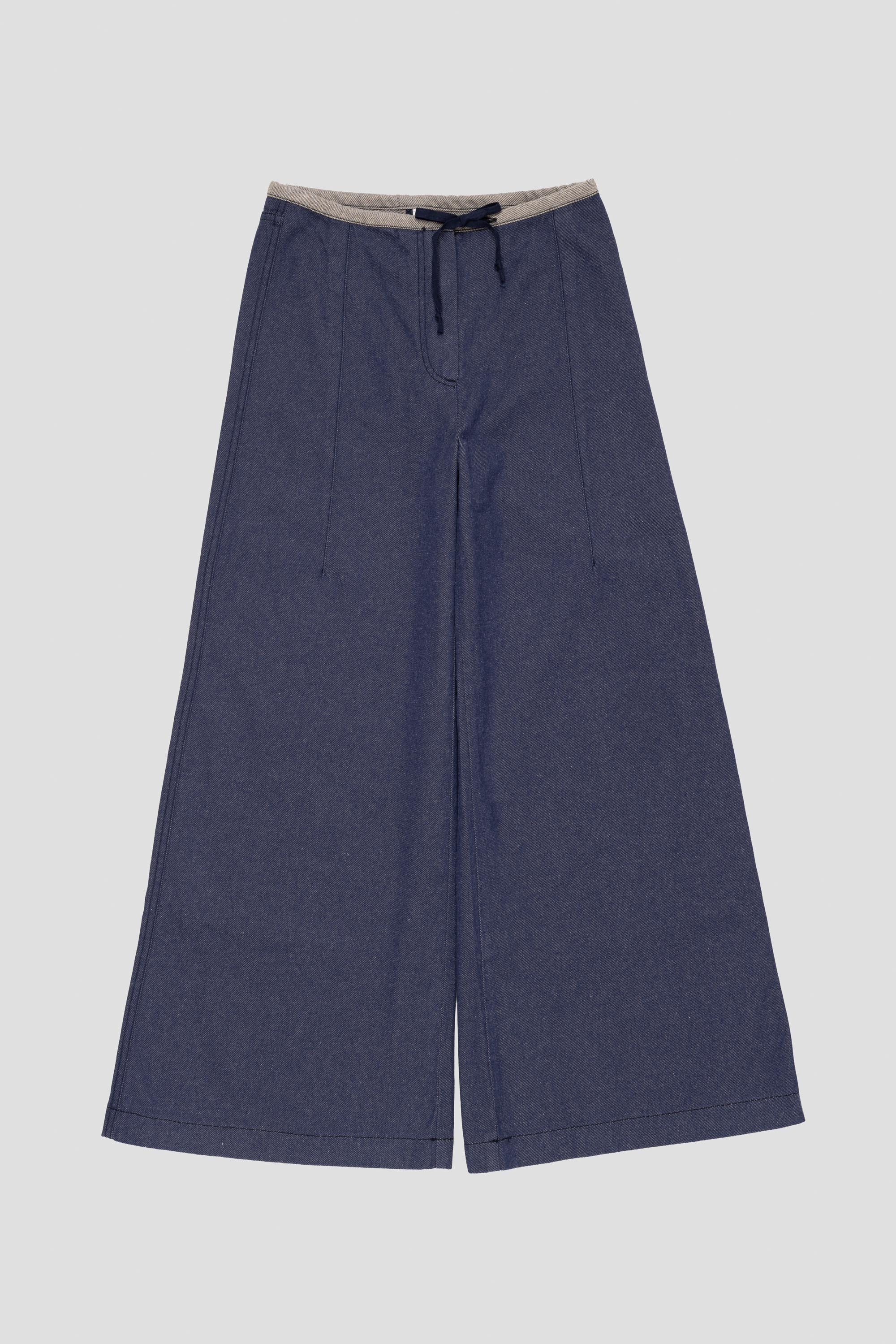 Arthur Loose Pants Recycled Indigo