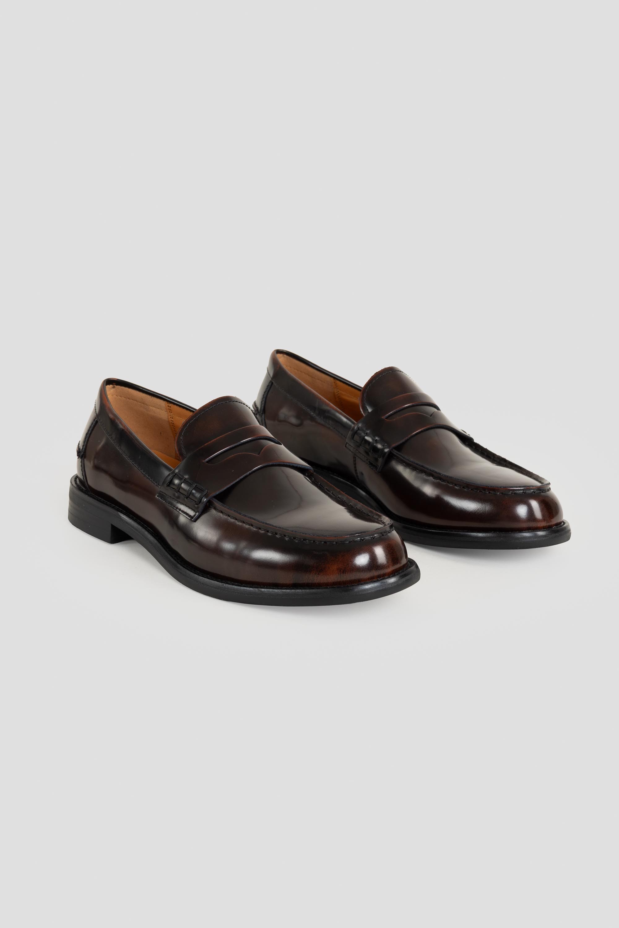 Steven Loafers Dark Brandy