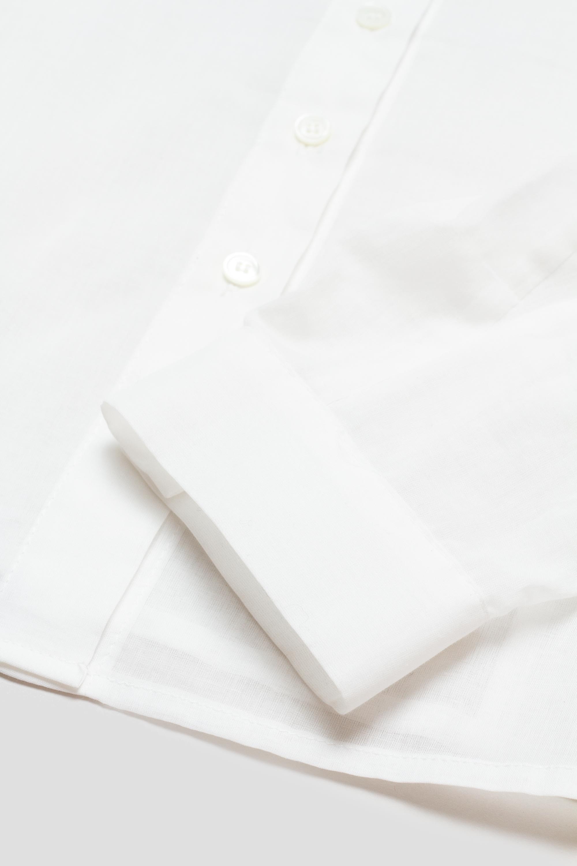 Sheer Standard Fit Shirt White