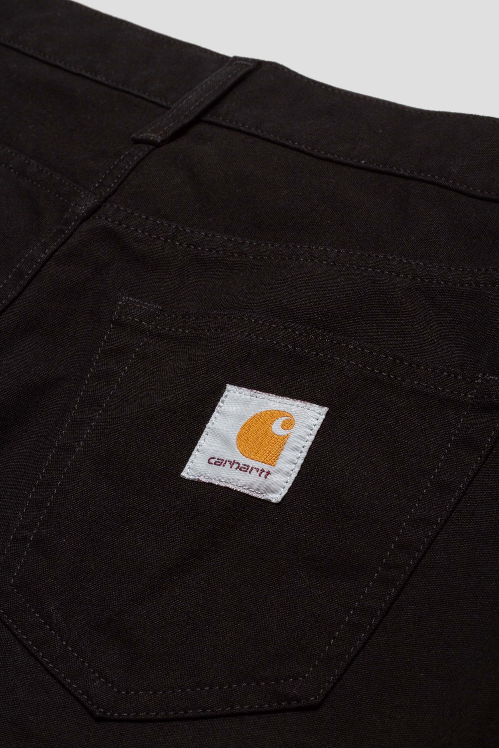 Landon Short Canvas Black Rinsed