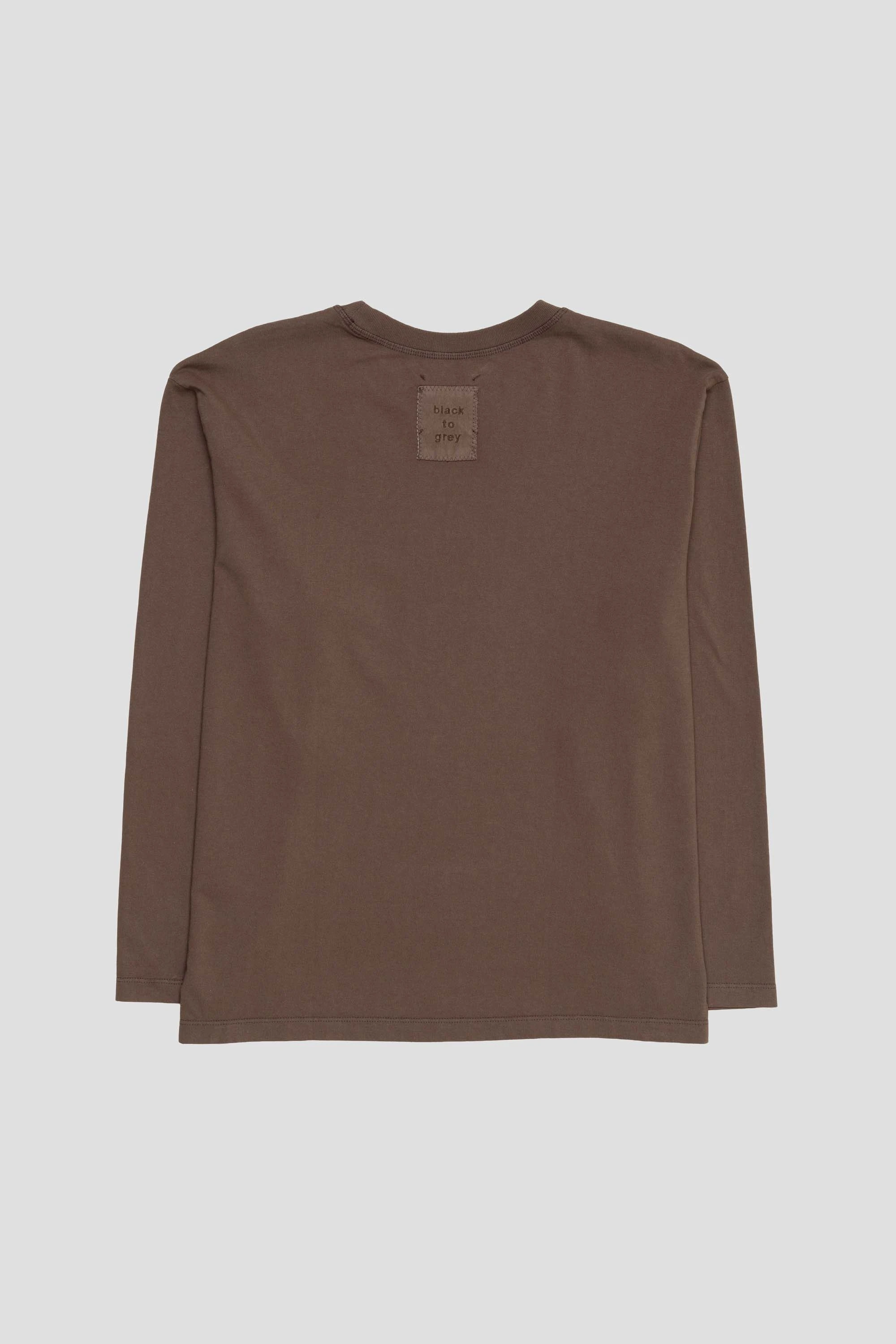 Garment Dyed Top Brown